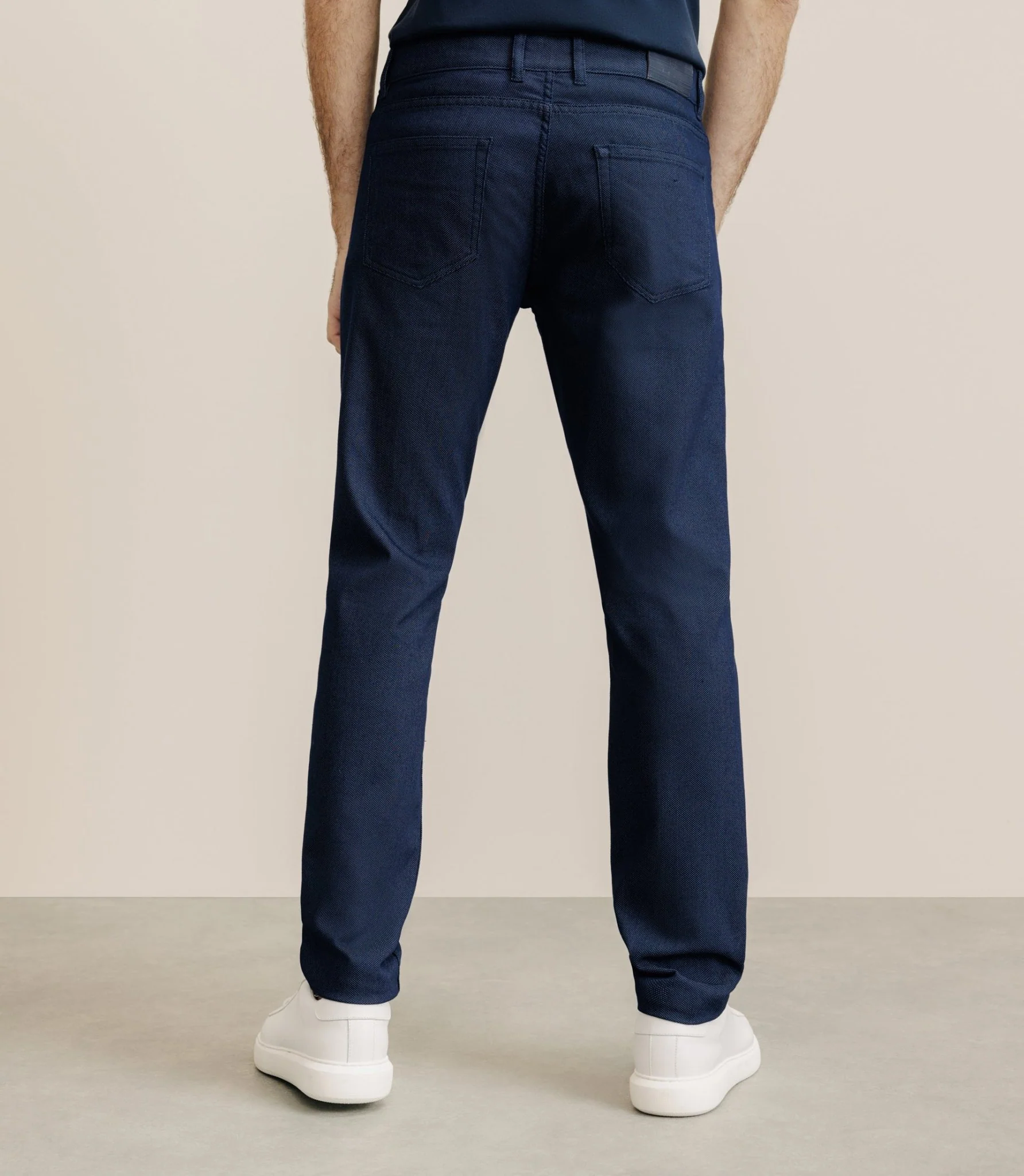Pantalon armuré slim marine - Image 4