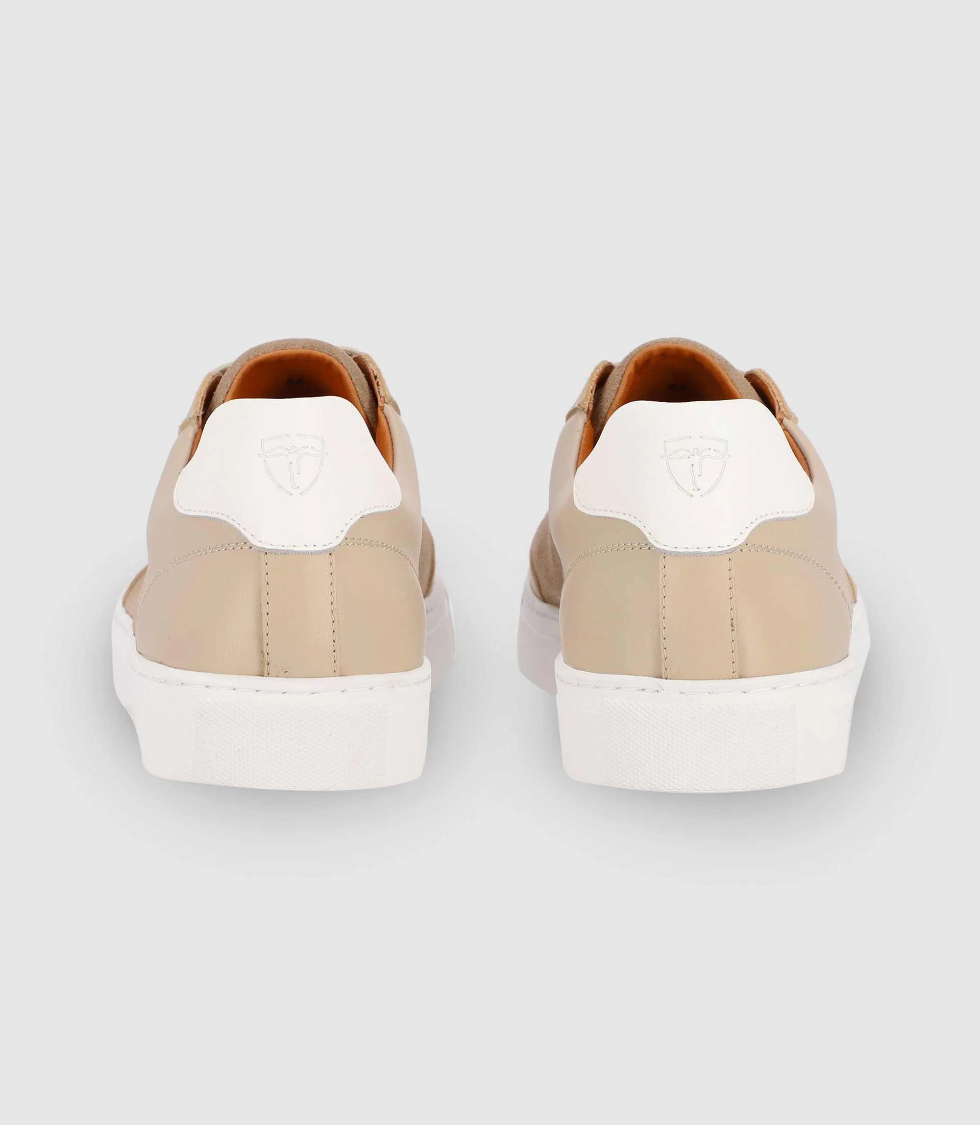 Sneakers en cuir beige - Image 7