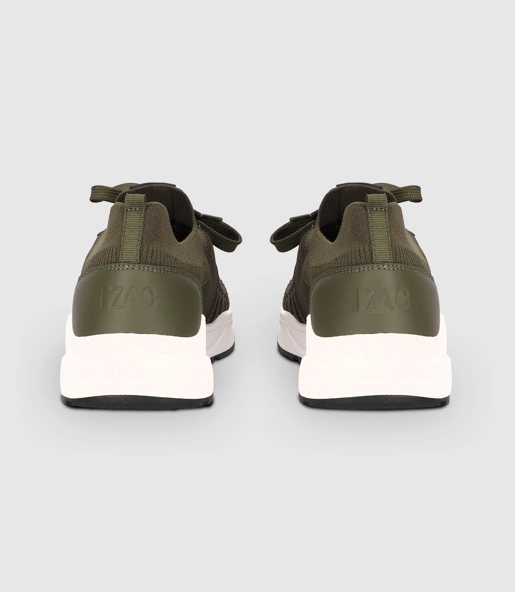 Chaussures sneakers en maille kaki - Image 4