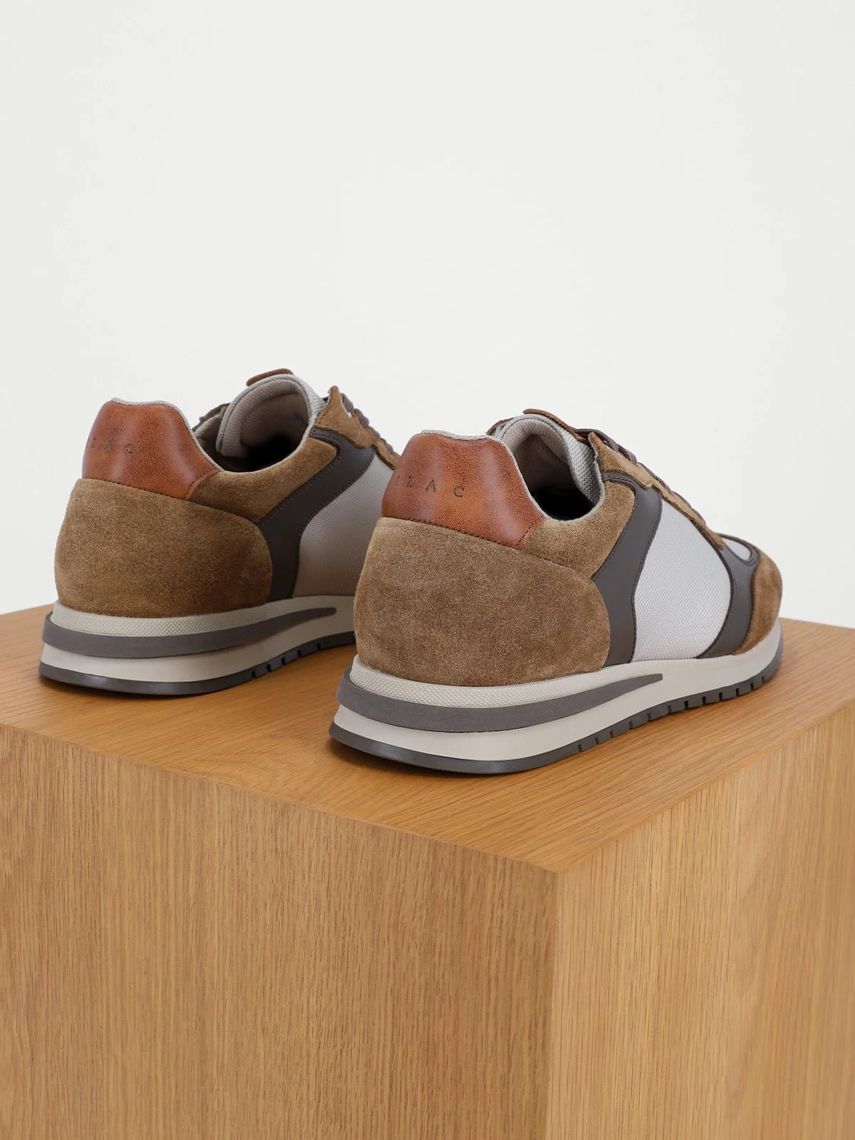 Baskets en cuir beige - Image 4
