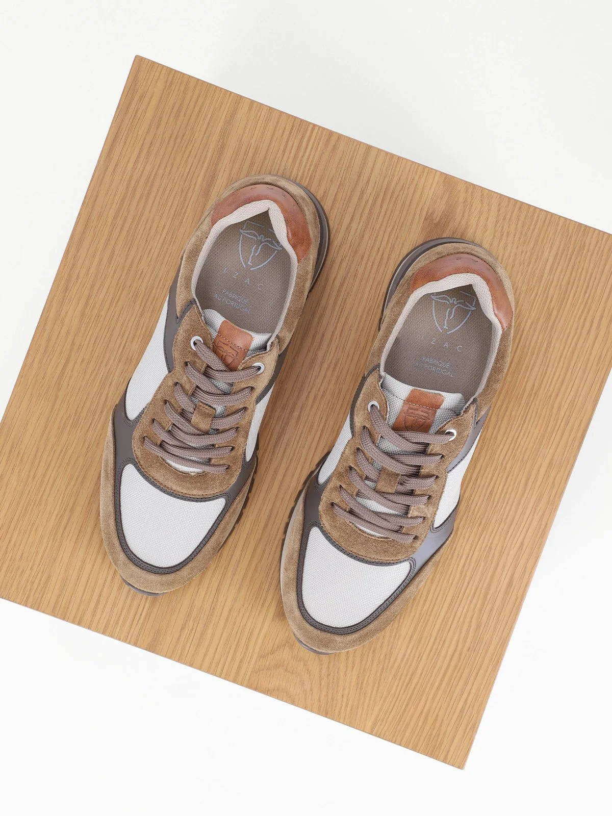 Baskets en cuir beige - Image 5