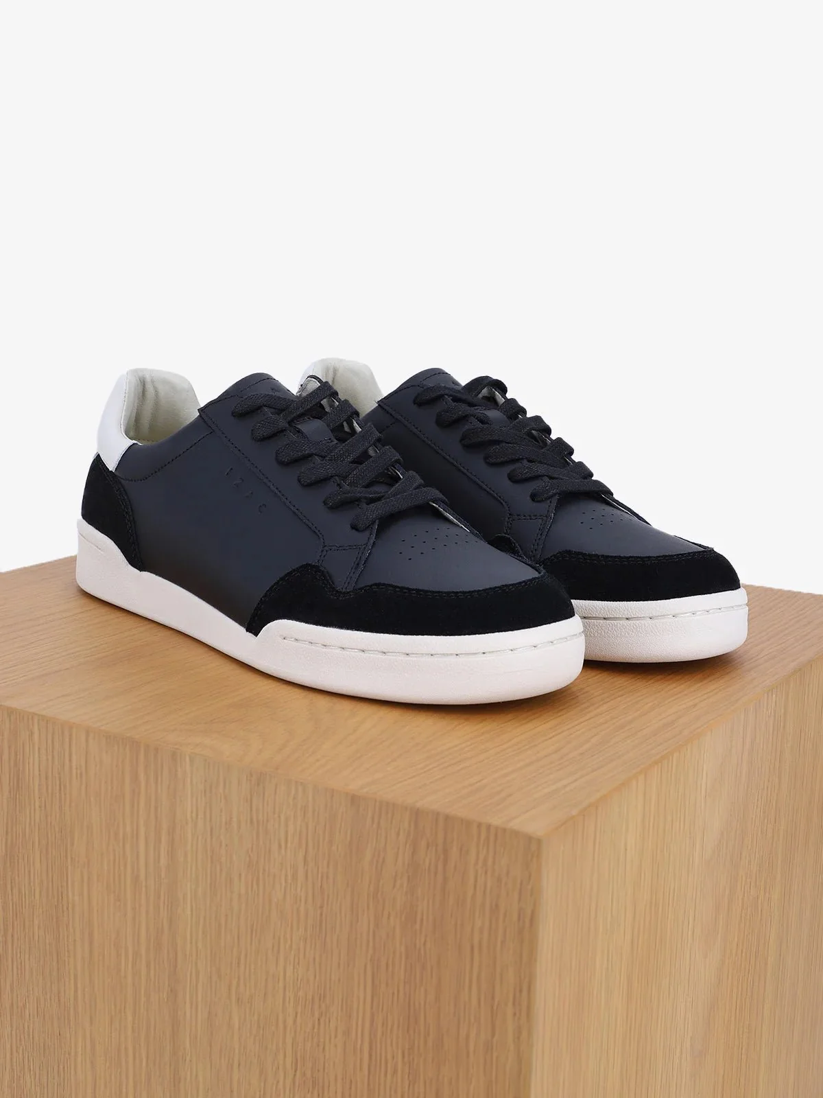 Baskets en cuir noir - Image 3