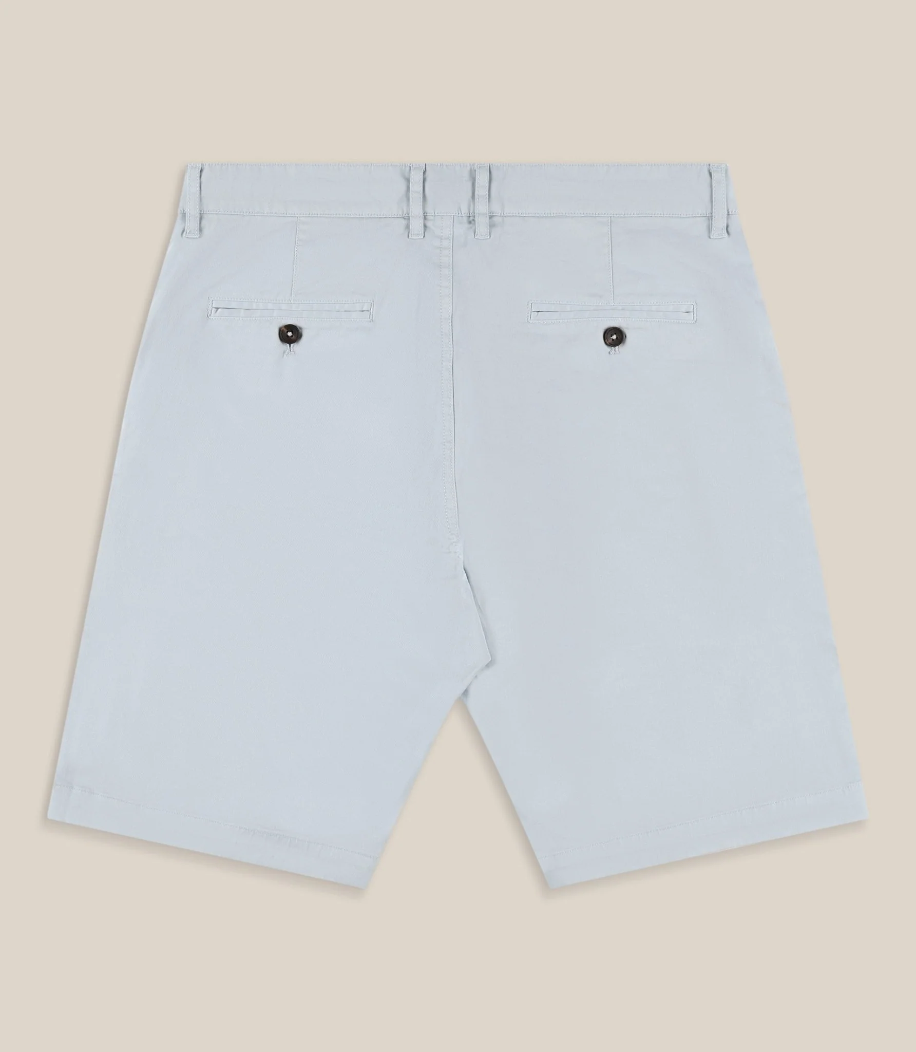 Bermuda coton stretch bleu clair - Image 2