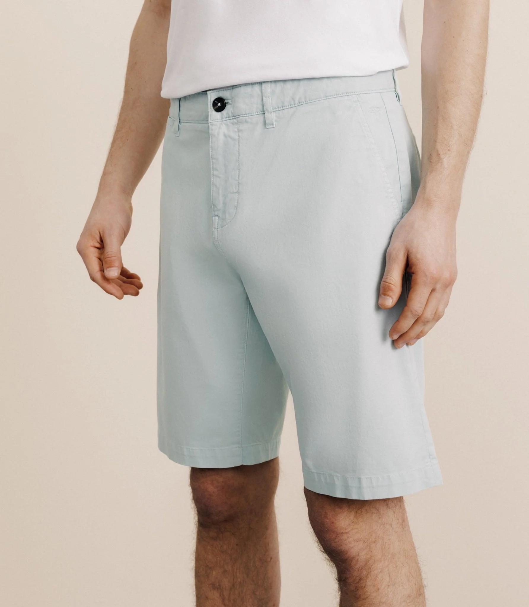 Bermuda coton stretch vert - Image 2