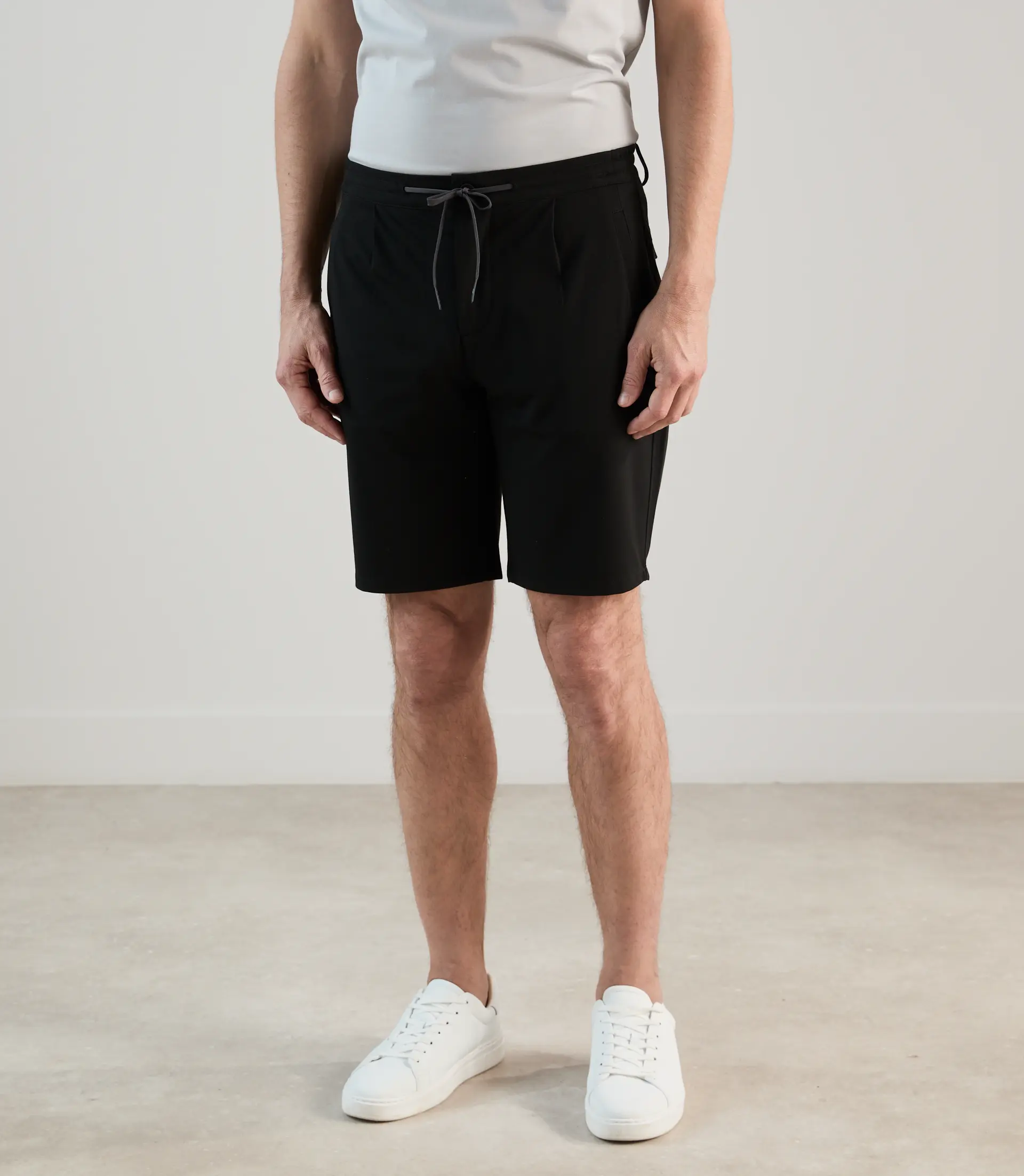 Bermuda en maille noir