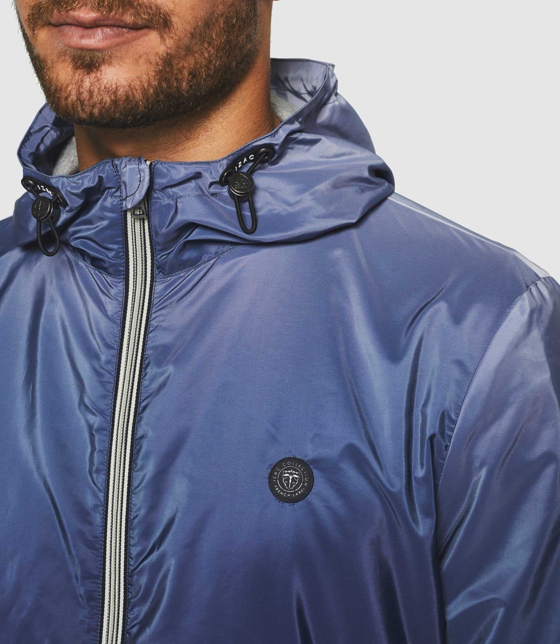Blouson à capuche dégradé marine "Remy" - Image 2