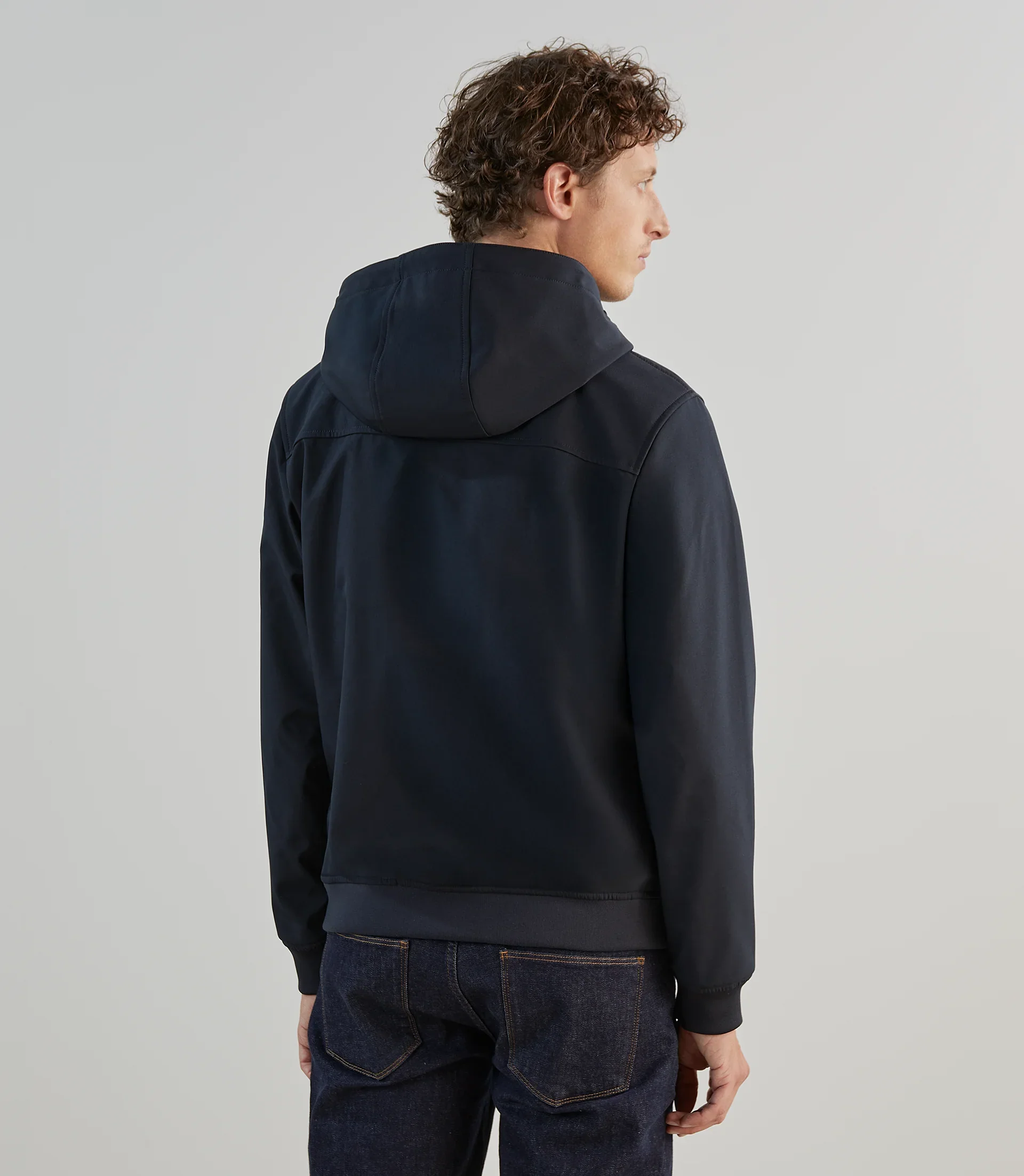 Blouson à capuche marine - Image 5