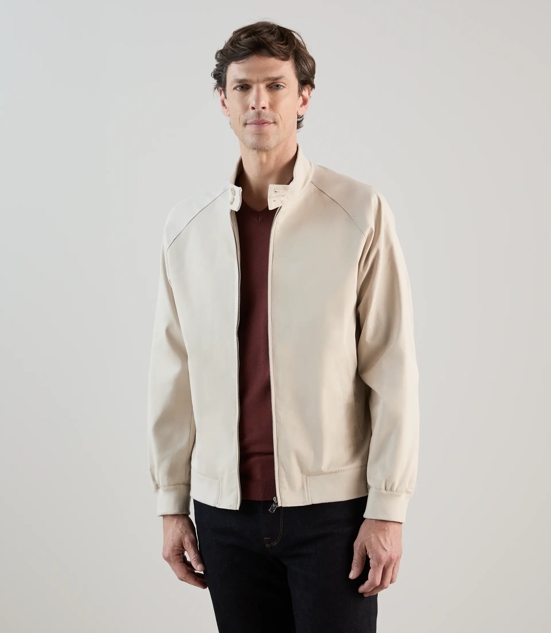 Blouson à manches raglan beige - Image 2