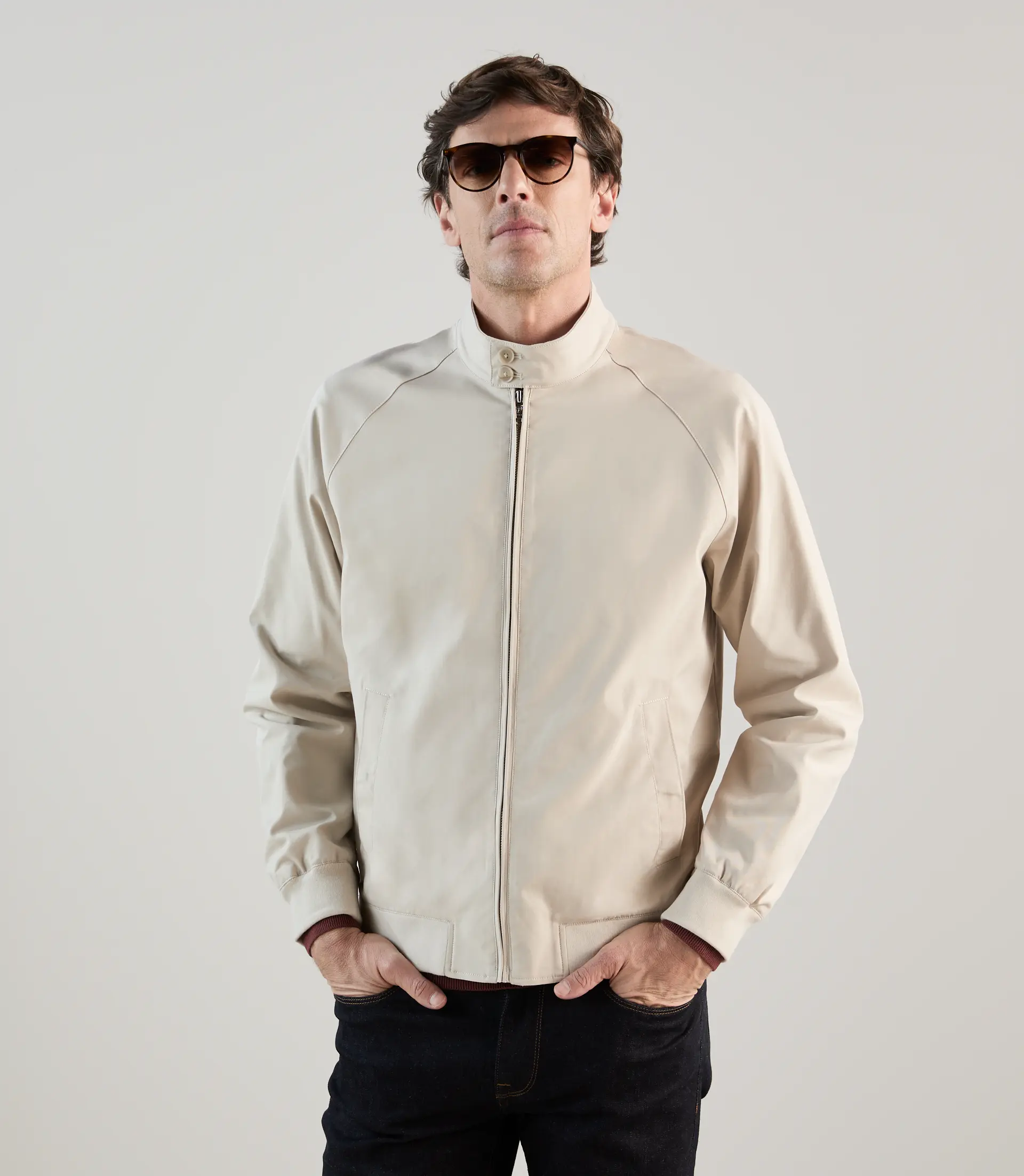 Blouson à manches raglan beige - Image 6