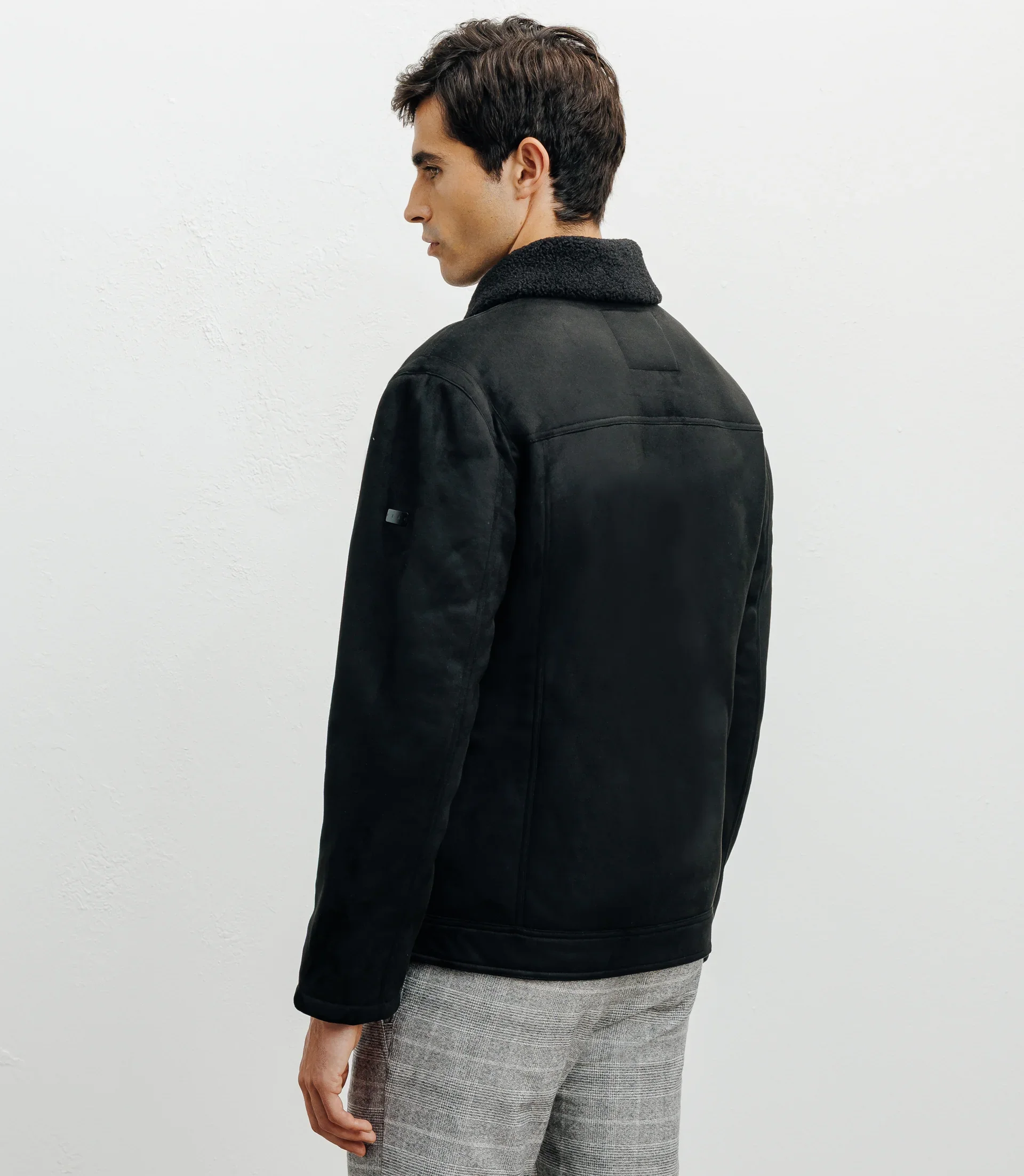 Blouson bombardier noir - Image 4