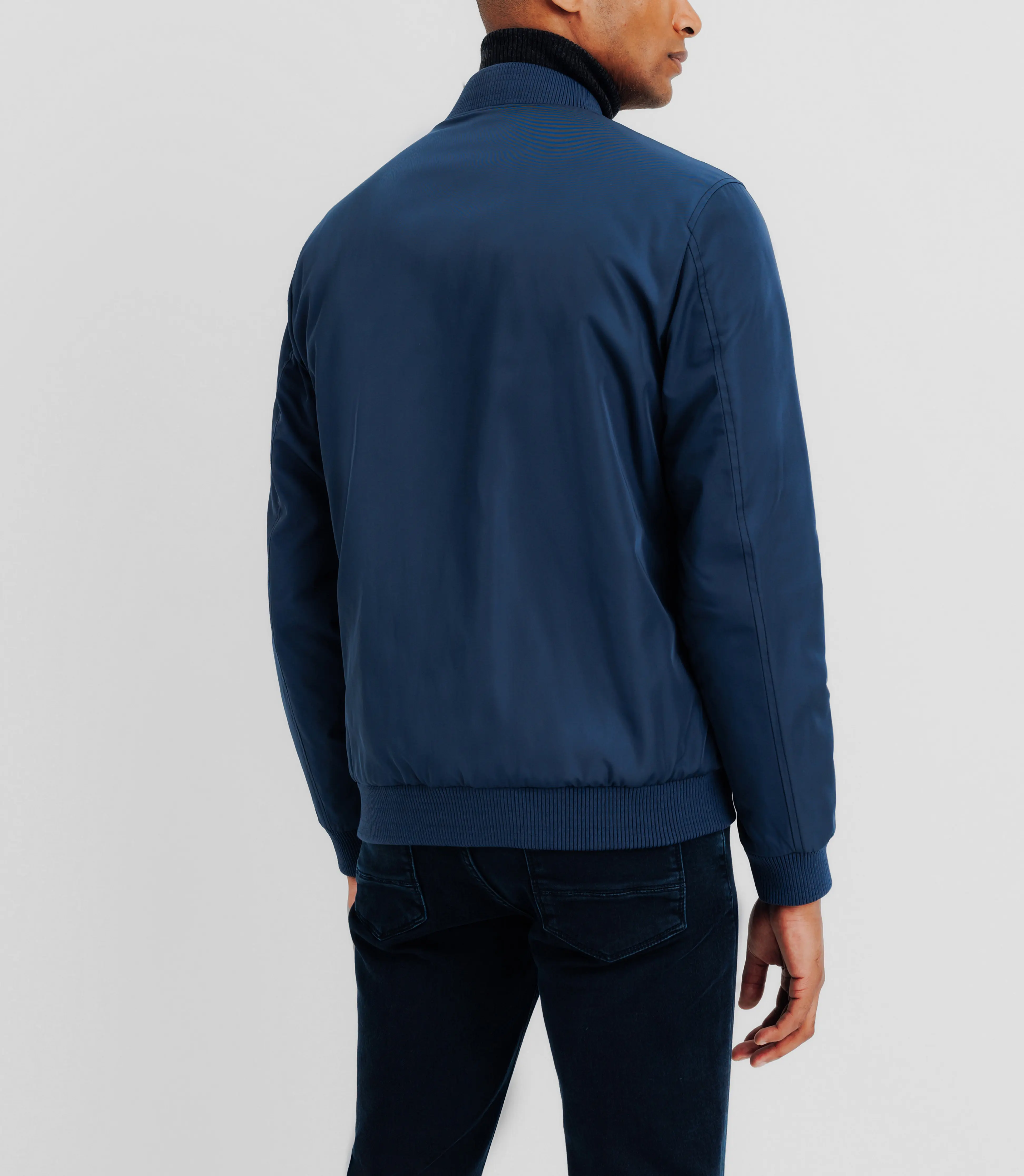 Blouson bomber indigo - Image 4