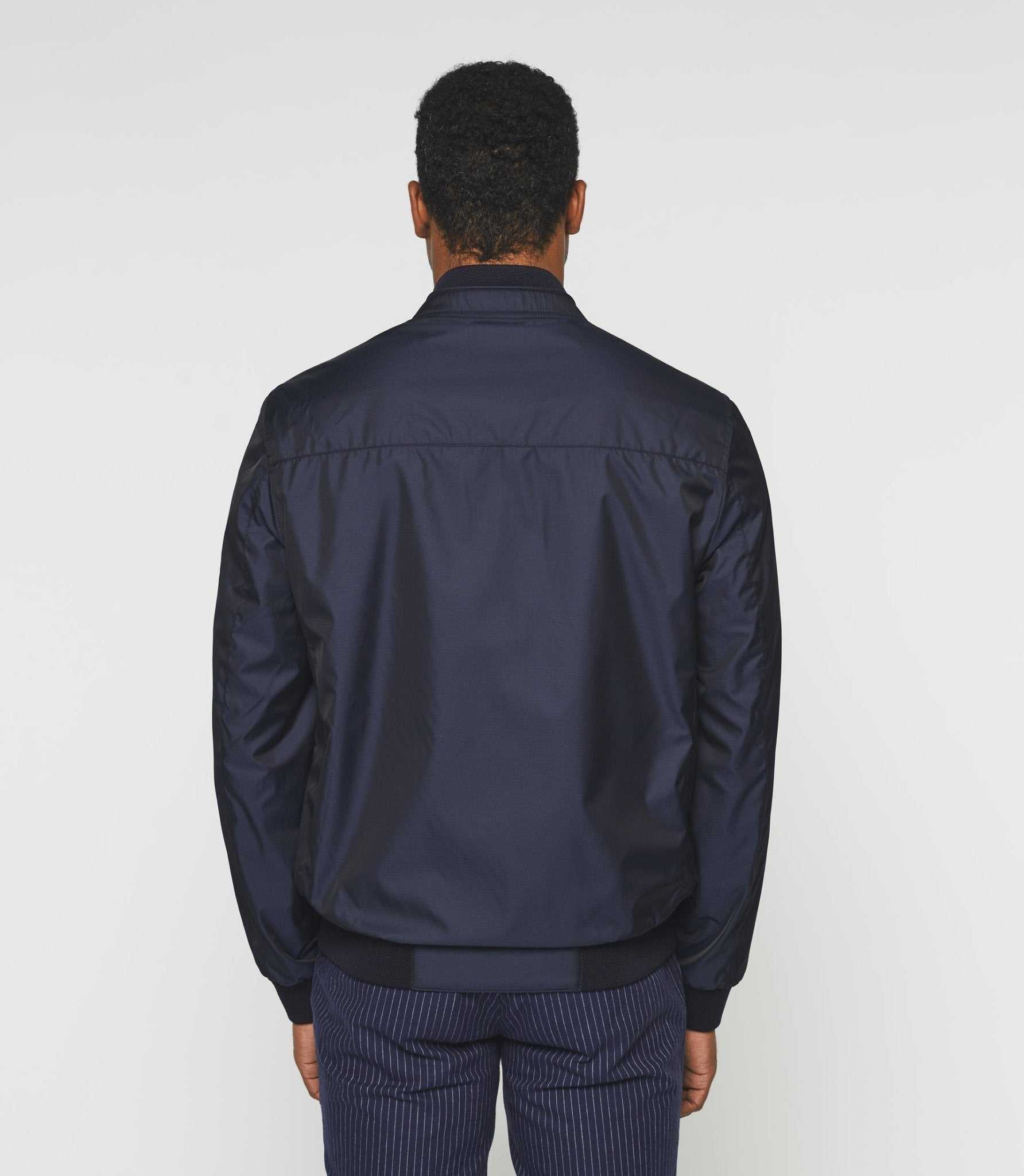Blouson teddy léger marine "Romain" - Image 2