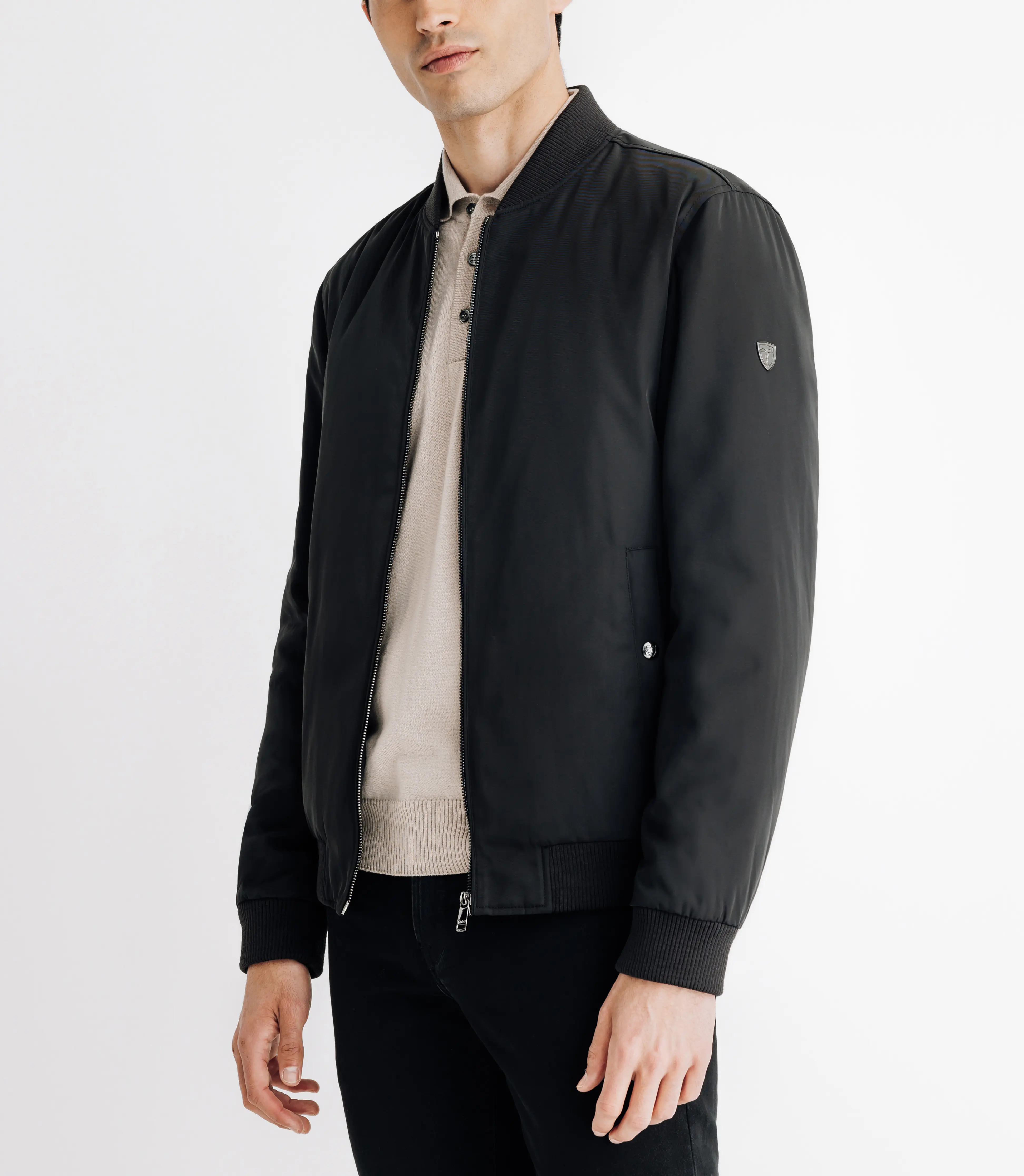 Blouson bomber noir - Image 2