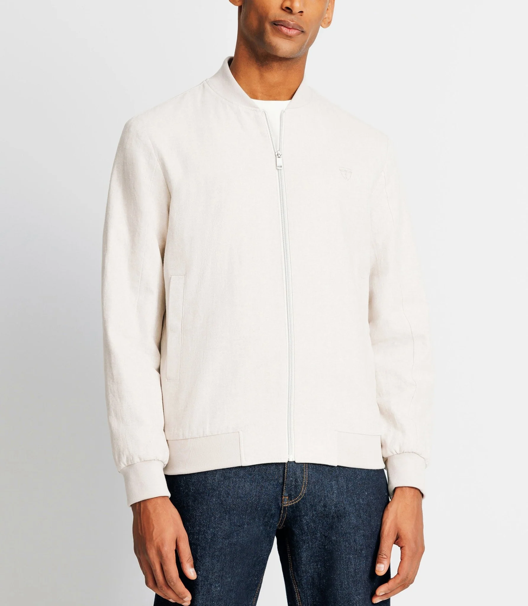 Blouson col teddy beige - Image 2