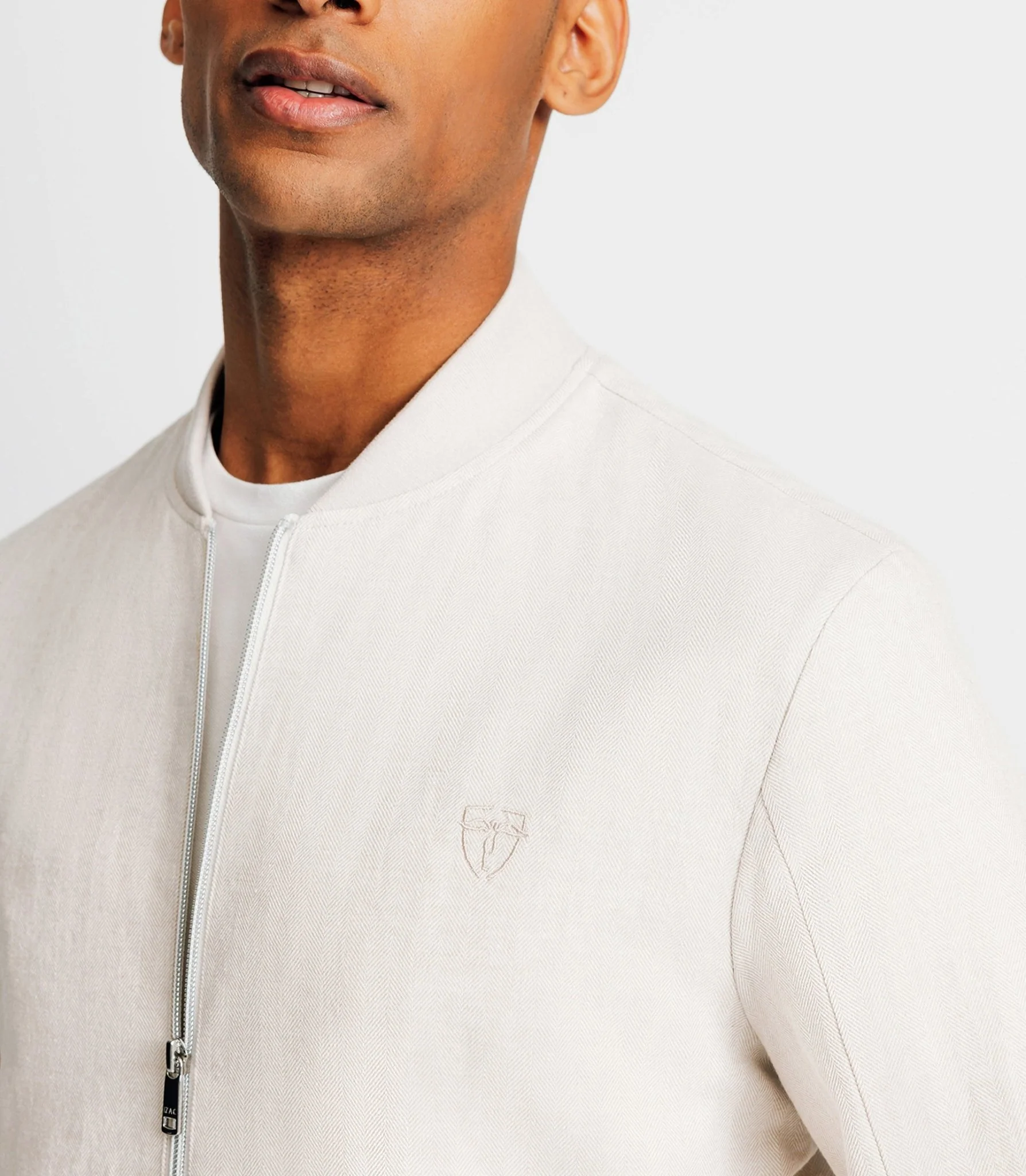 Blouson col teddy beige - Image 4