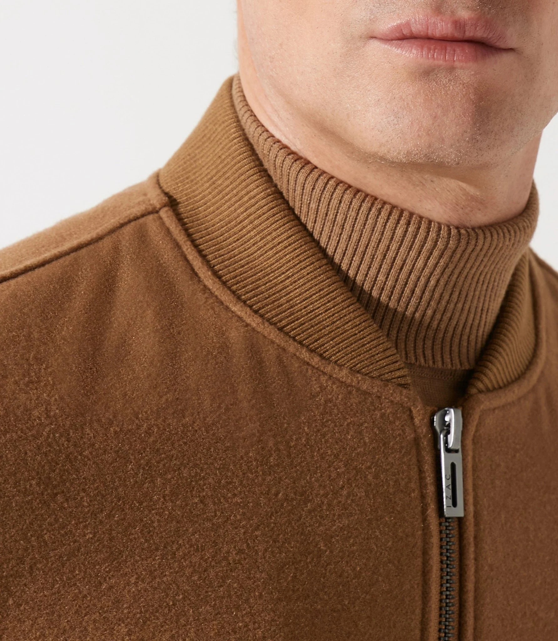Blouson en laine teddy camel MOSCOU - Image 5
