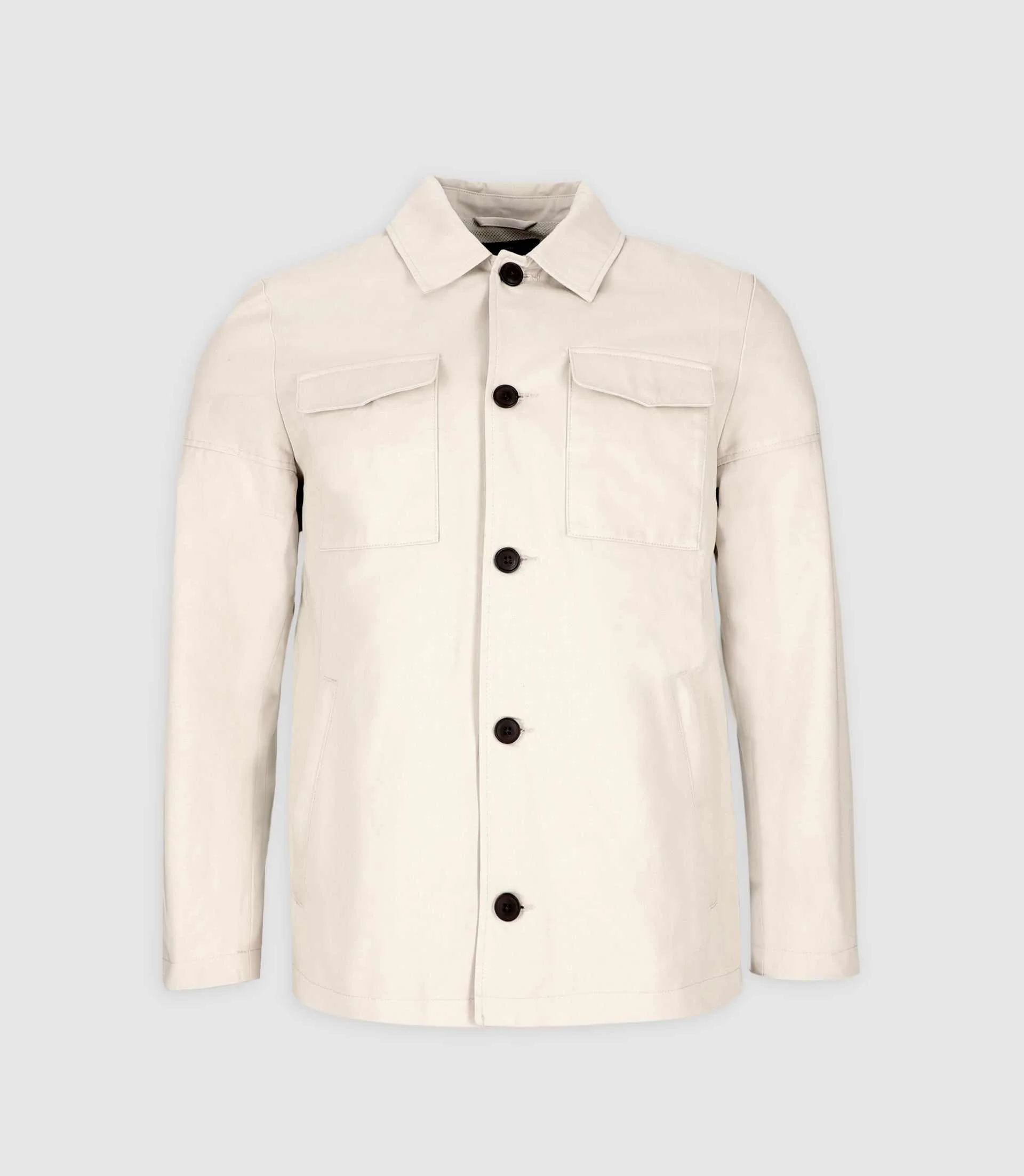 Blouson 2 poches beige mastic REC - Image 3