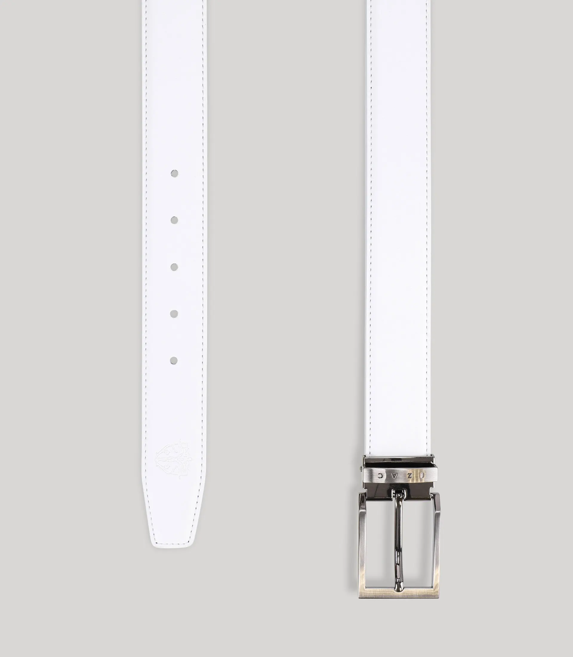 Ceinture réversible blanche et marine - Image 3