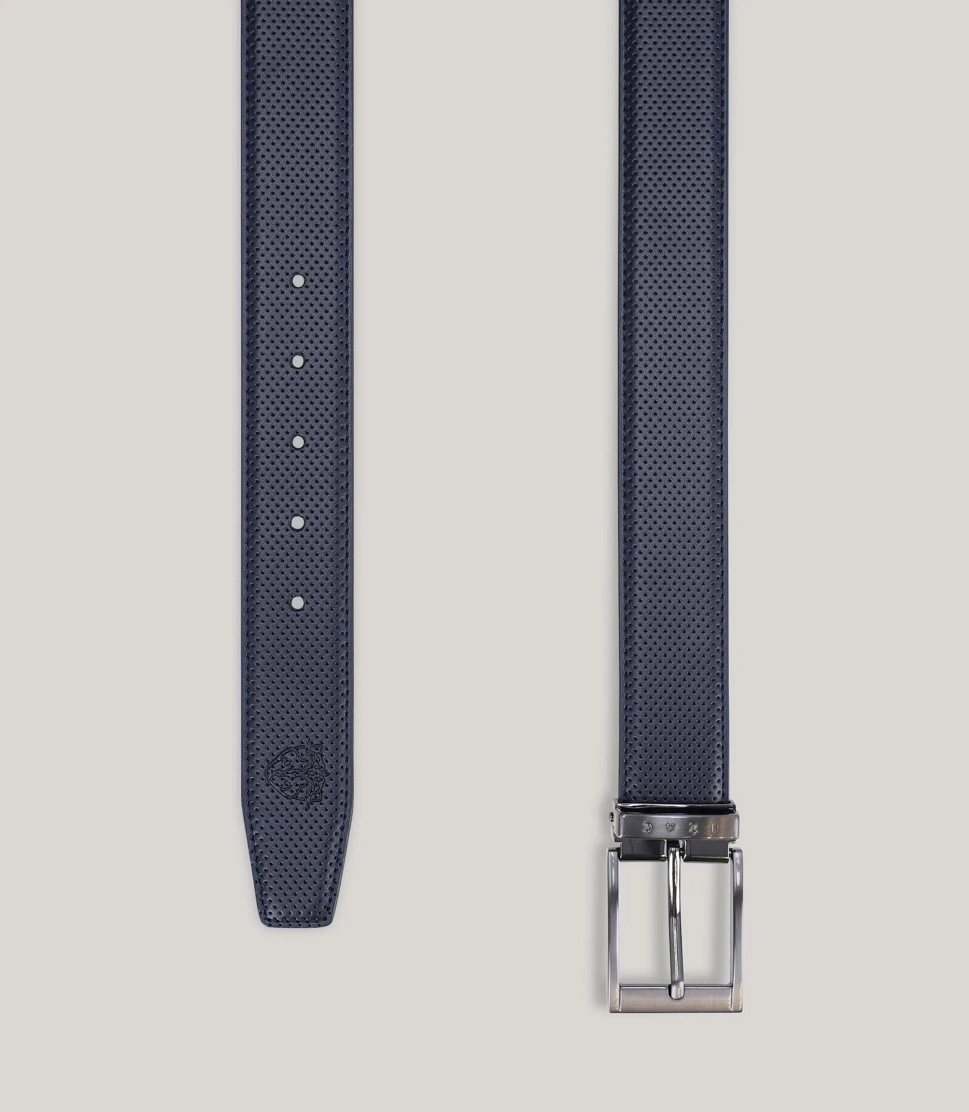 Ceinture réversible marine - Image 3