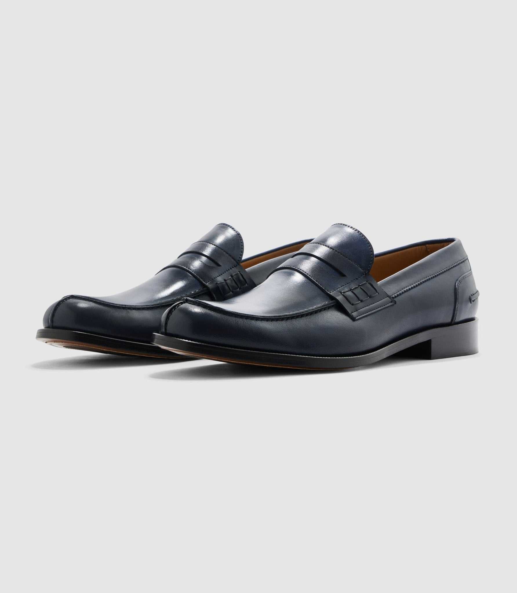 Mocassin couture marine "Erasmus" - Image 2