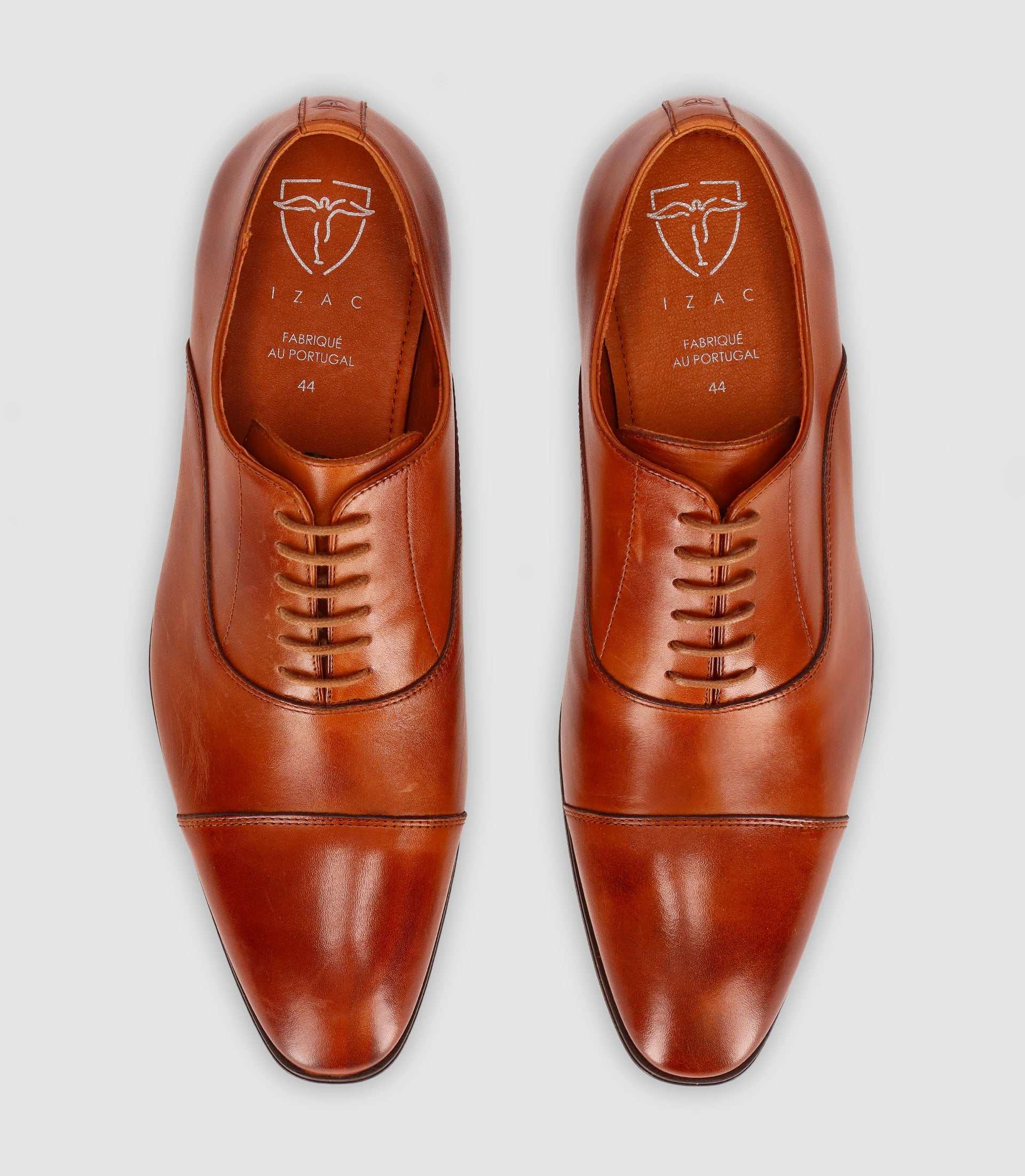 Chaussures richelieu en cuir marron - Image 5