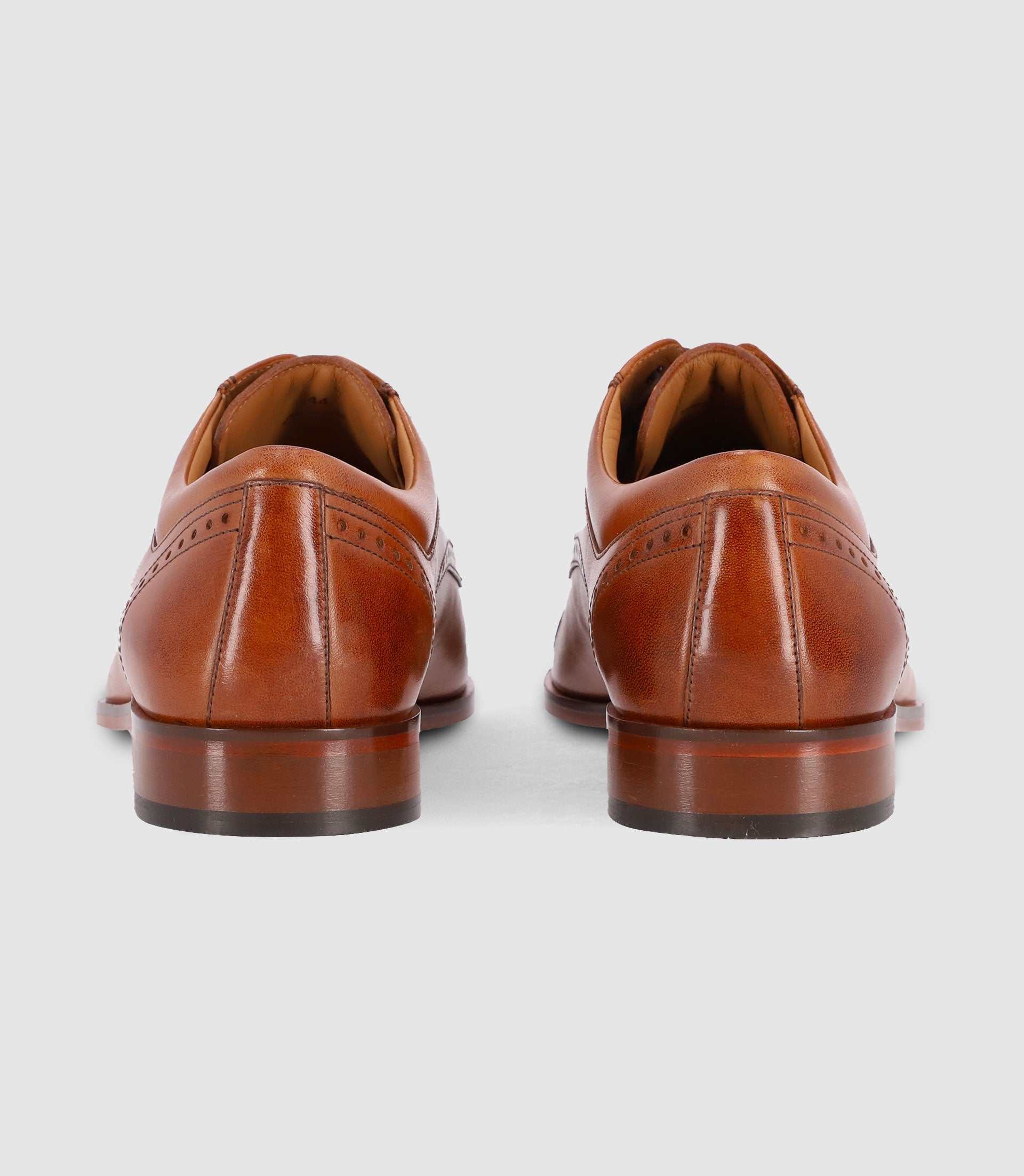 Chaussures derby en cuir marron - Image 5