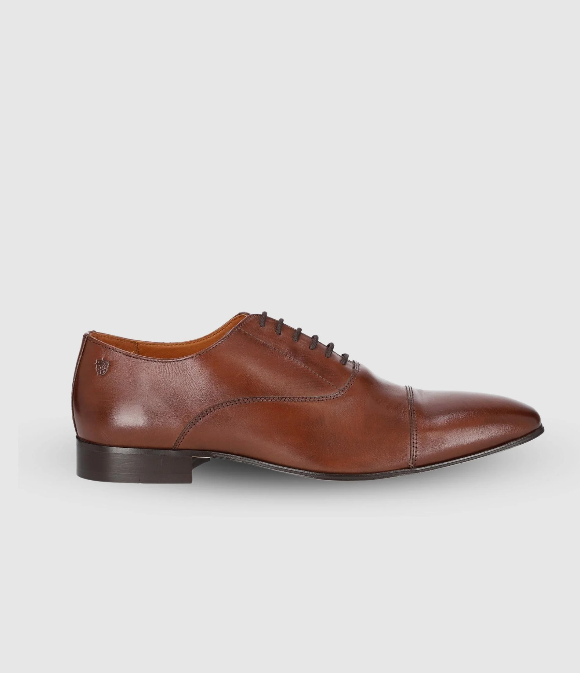 Richelieu en cuir marron OREGON - Image 2
