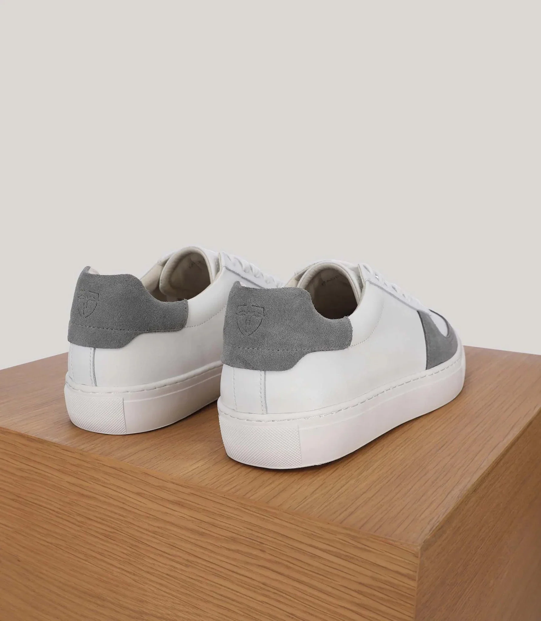 Basket bi-matière blanche - Image 4