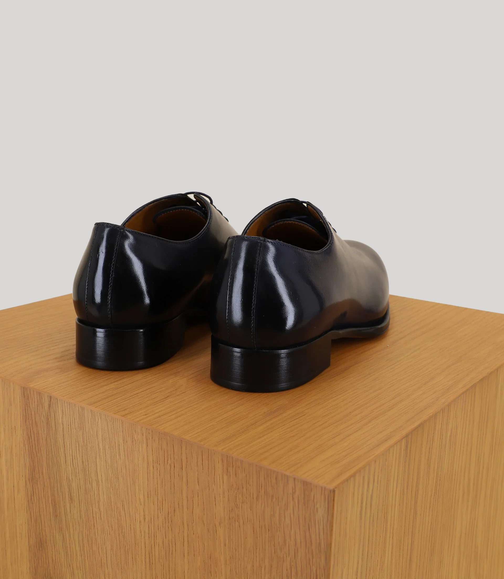 Richelieu en cuir marine - Image 4