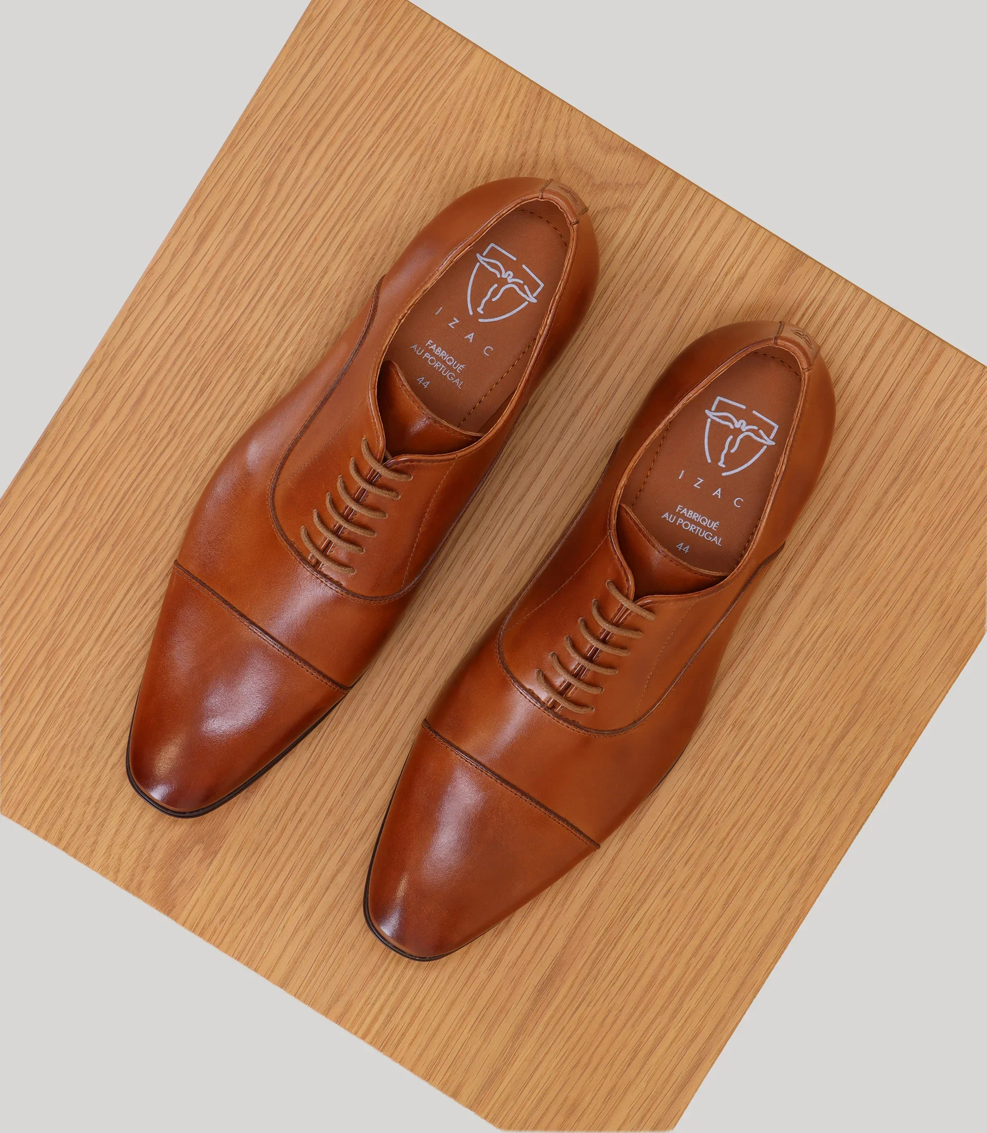 Richelieu en cuir marron - Image 3