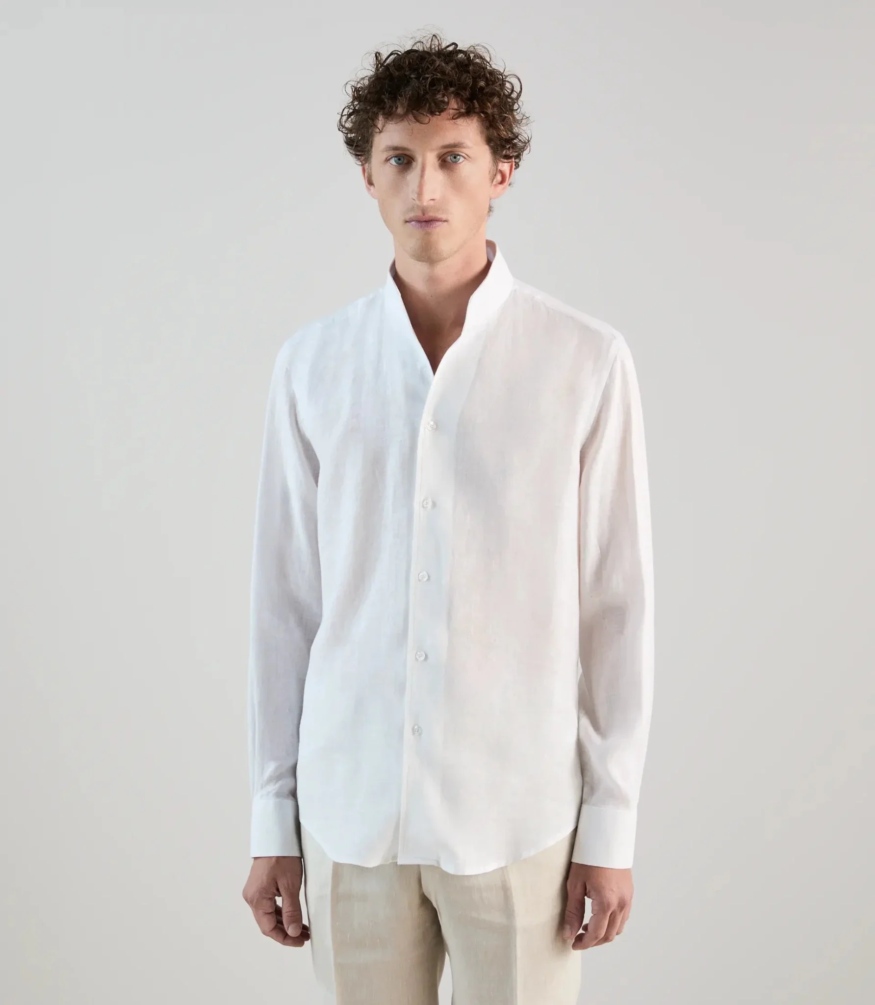 Chemise 100% lin blanche