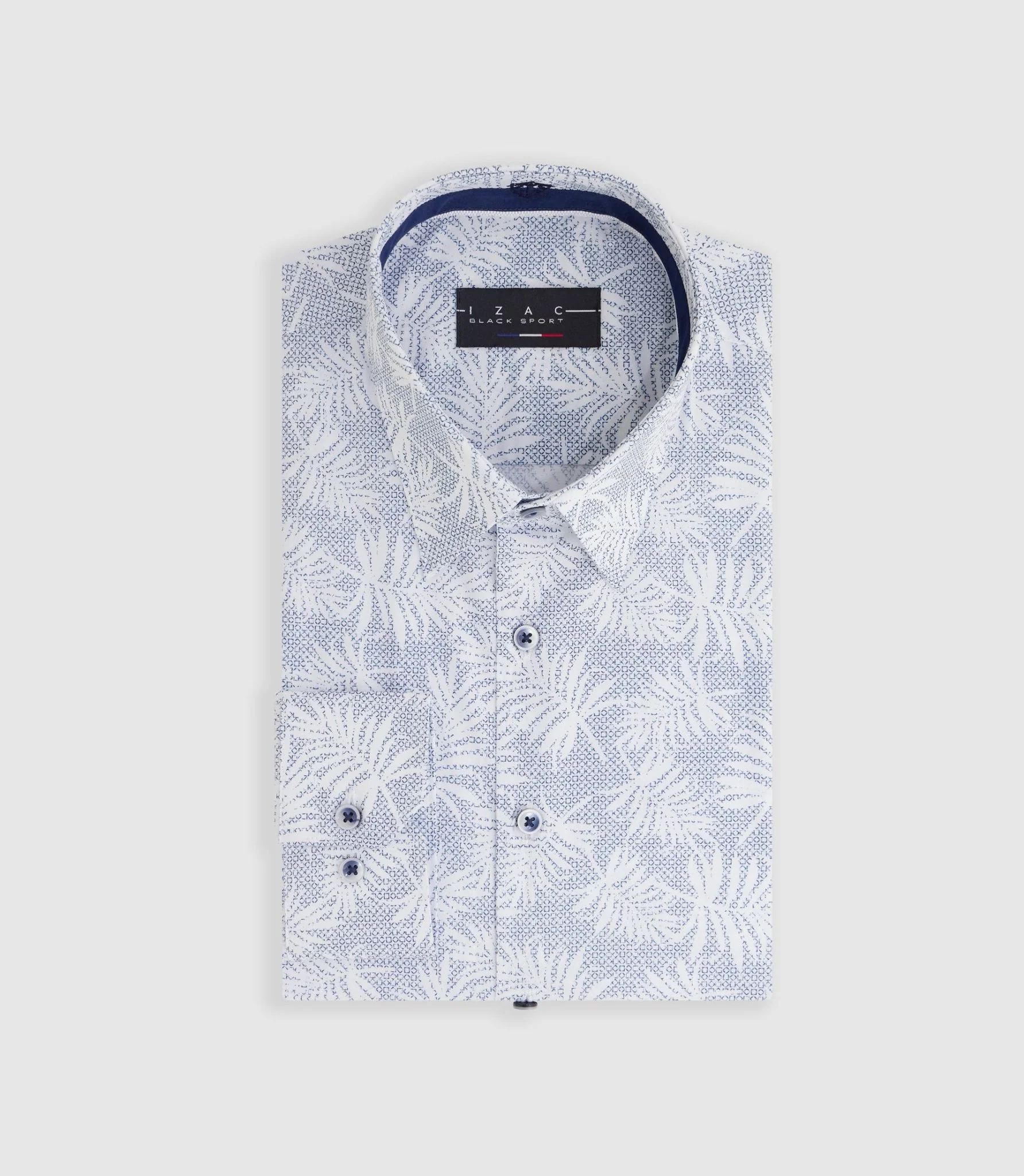 Chemise à imprimé feuillage bleue "Marwin" - Image 3