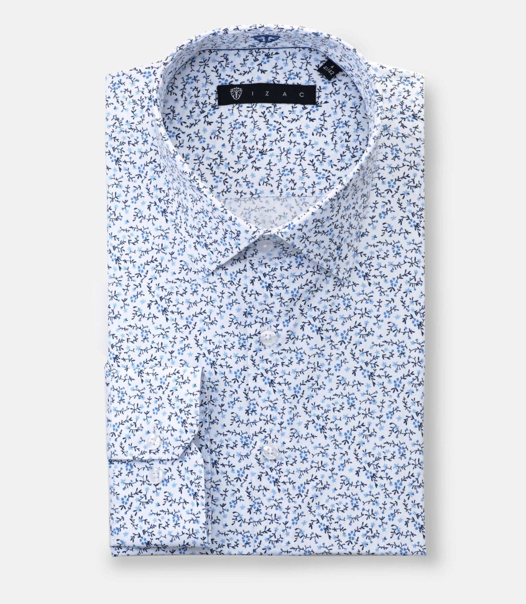 Chemise à imprimé floral bleu "Danielout" - Image 3