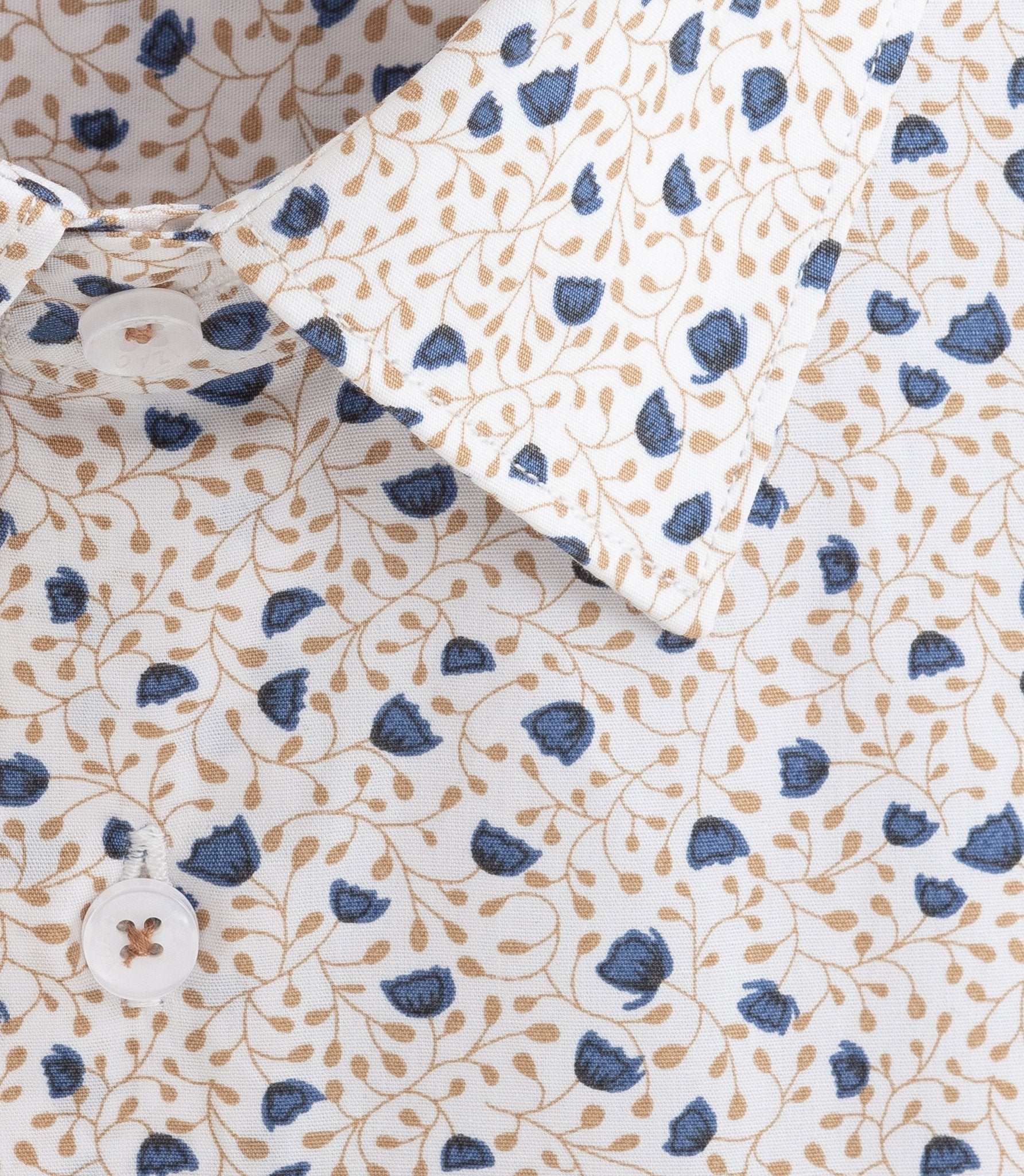 Chemise à imprimé floral jaune "Delta" - Image 3