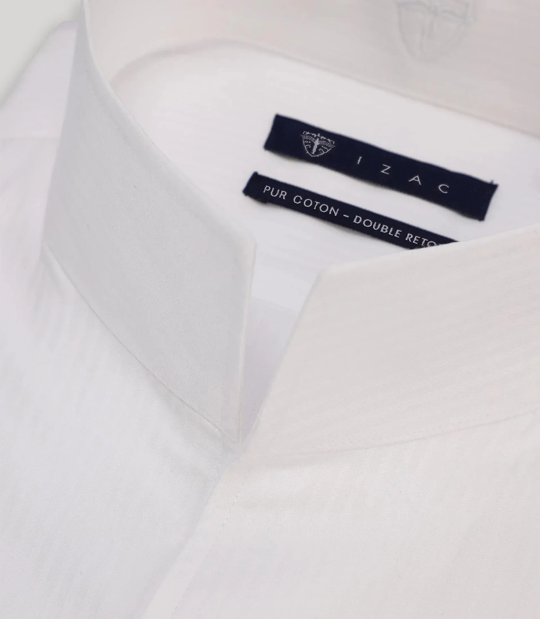 Chemise col philosophe blanche - Image 4