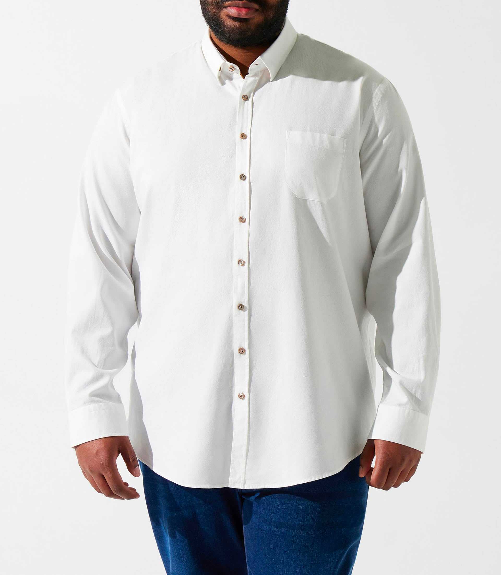 Chemise regular à coudières blanche KENTABT - Image 3