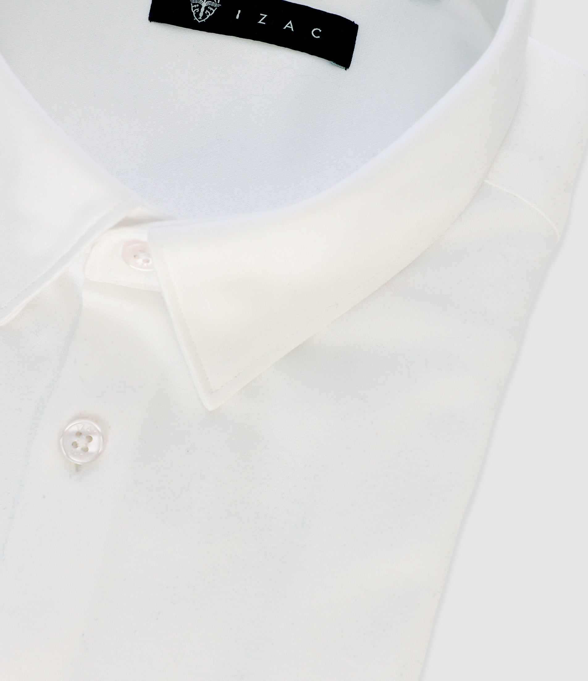 Chemise ville en maille blanche PACOME - Image 2