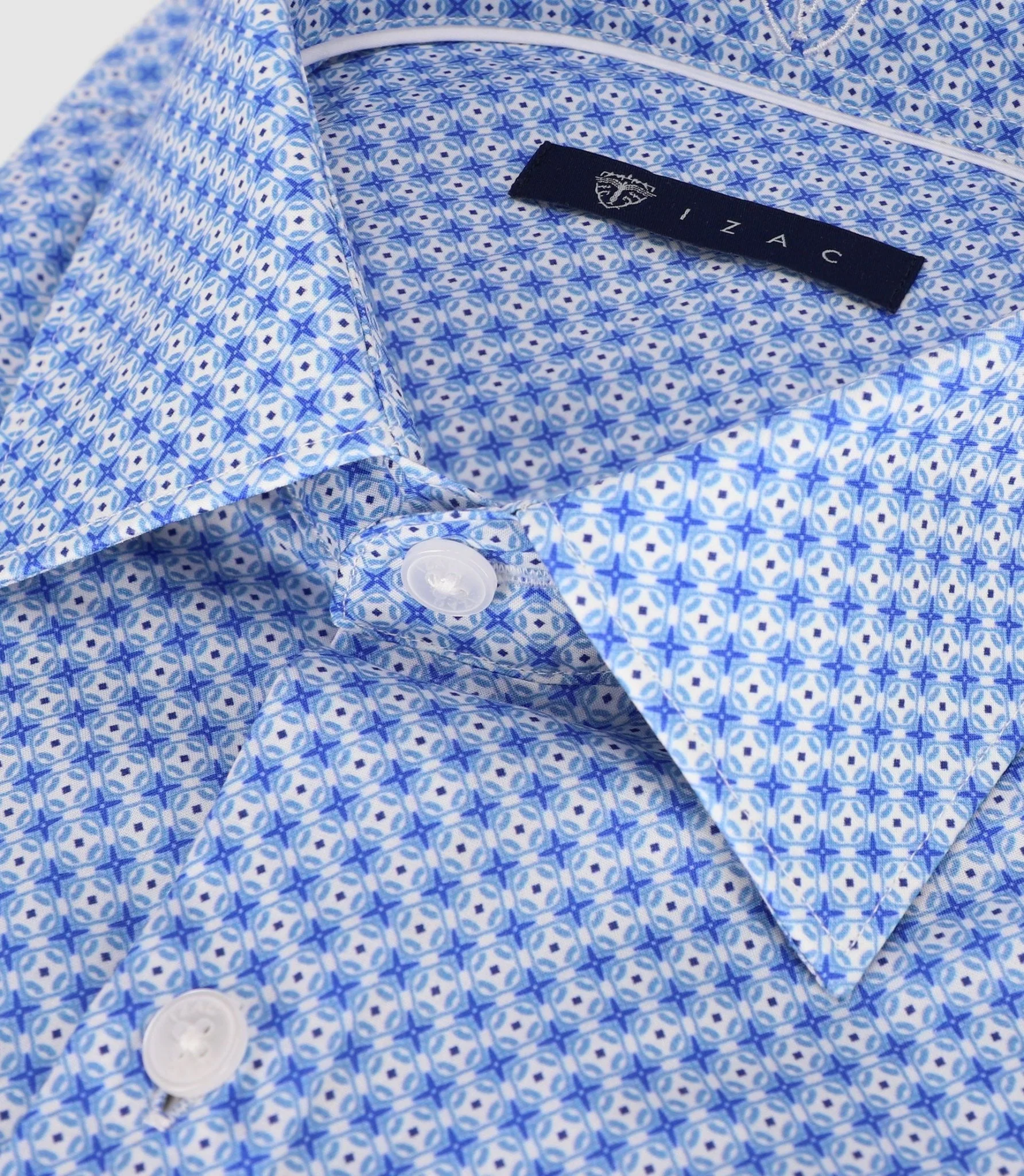 Chemise ajustée bleue - Image 2