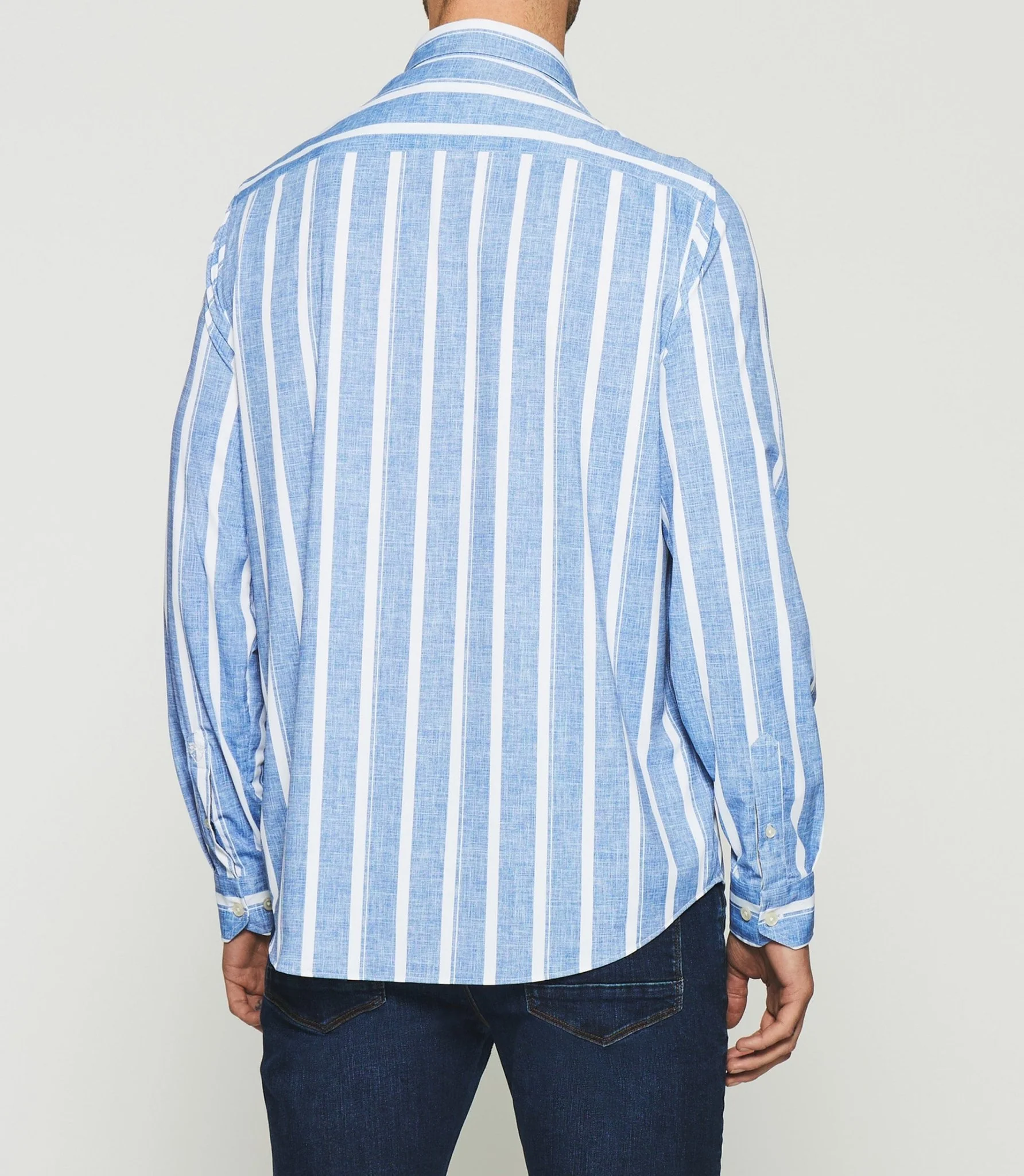Chemise à rayures bleu KYLE - Image 3