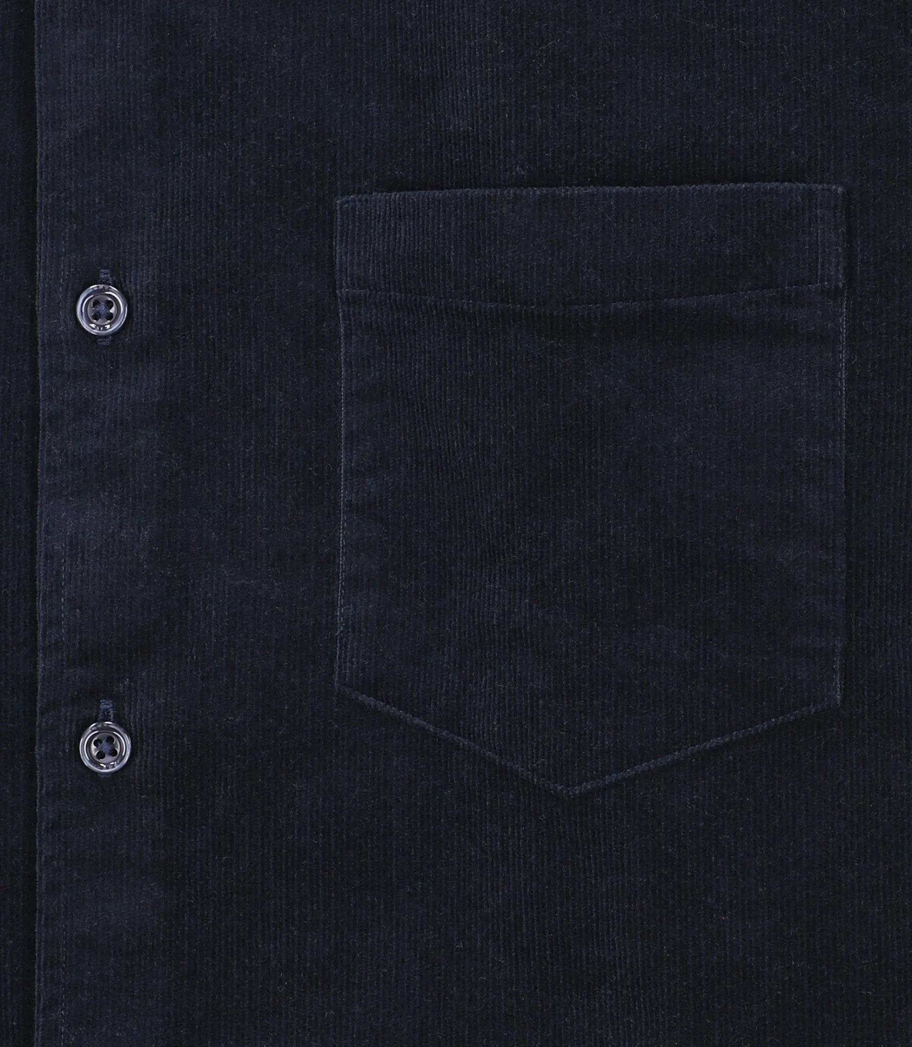 Chemise en velours marine - Image 3