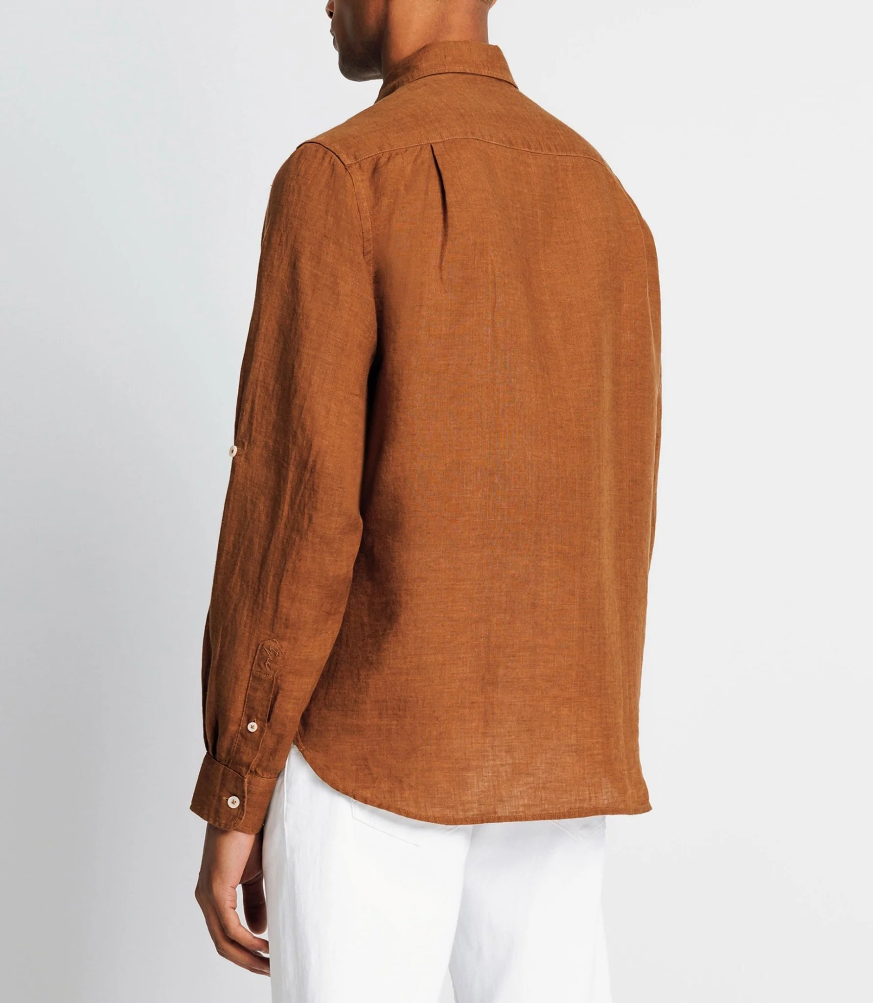 Chemise casual en lin truffe - Image 3