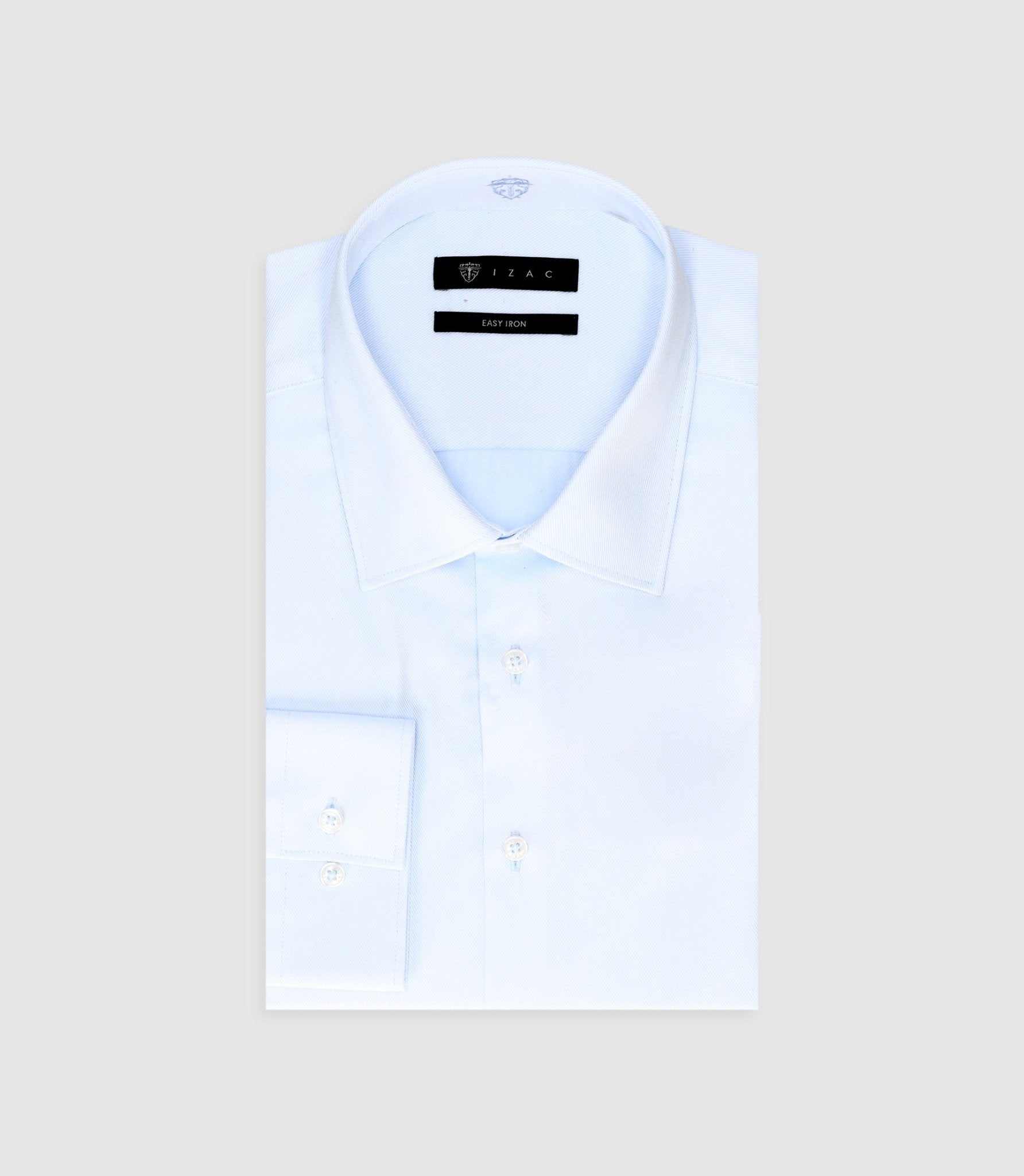 Chemise ville repassage facile bleu ciel PASTY - Image 3
