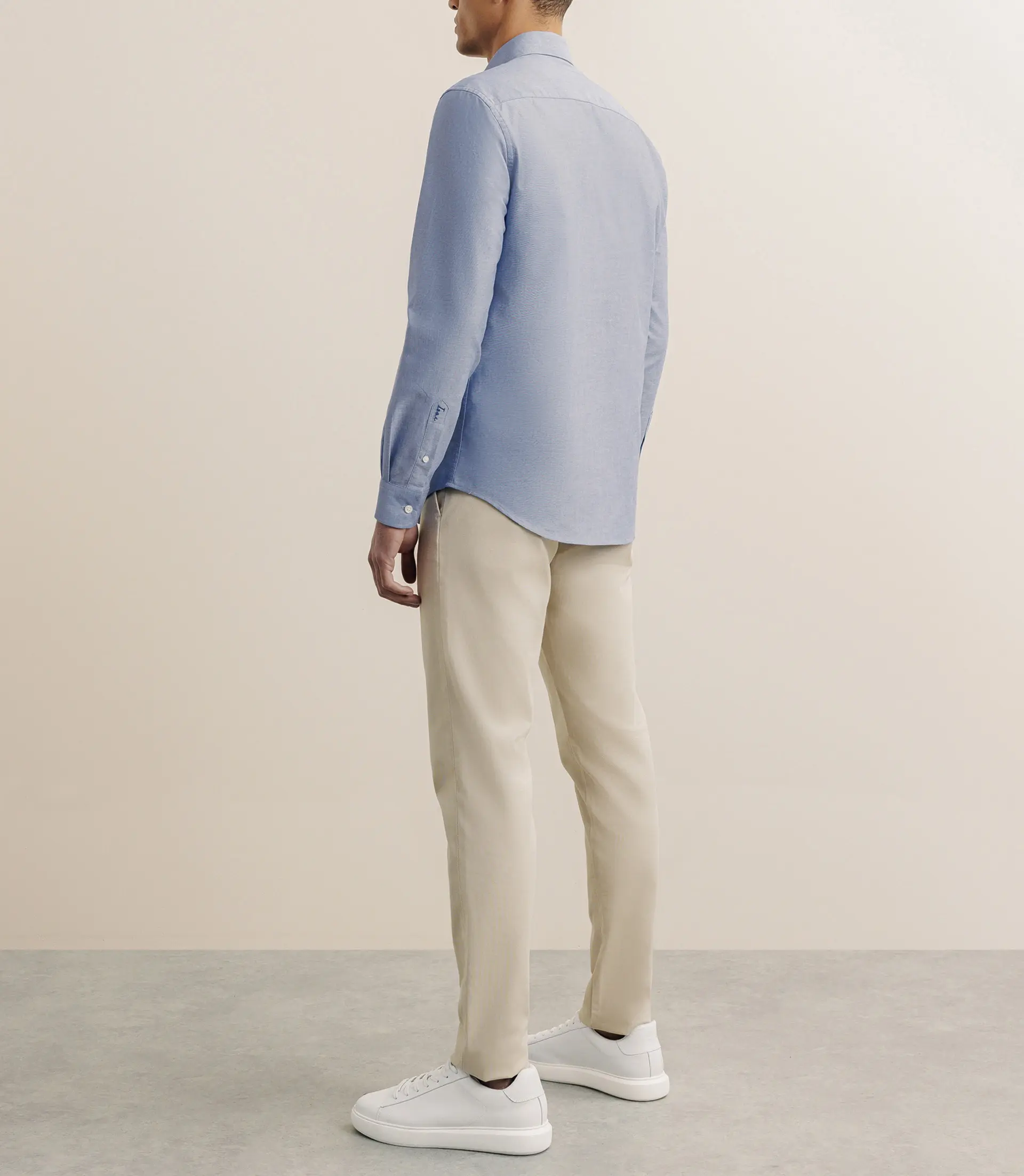 Chemise droite oxford marine - Image 4