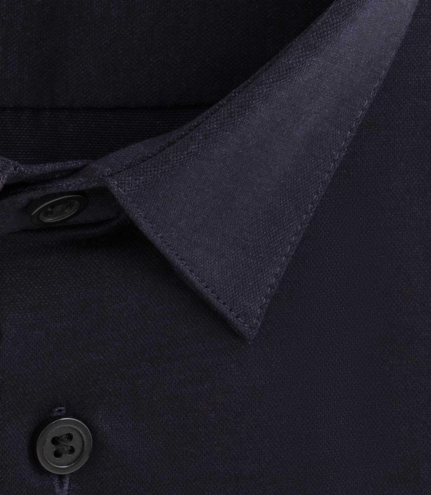 Chemise en jersey de coton marine "Dylan" - Image 2