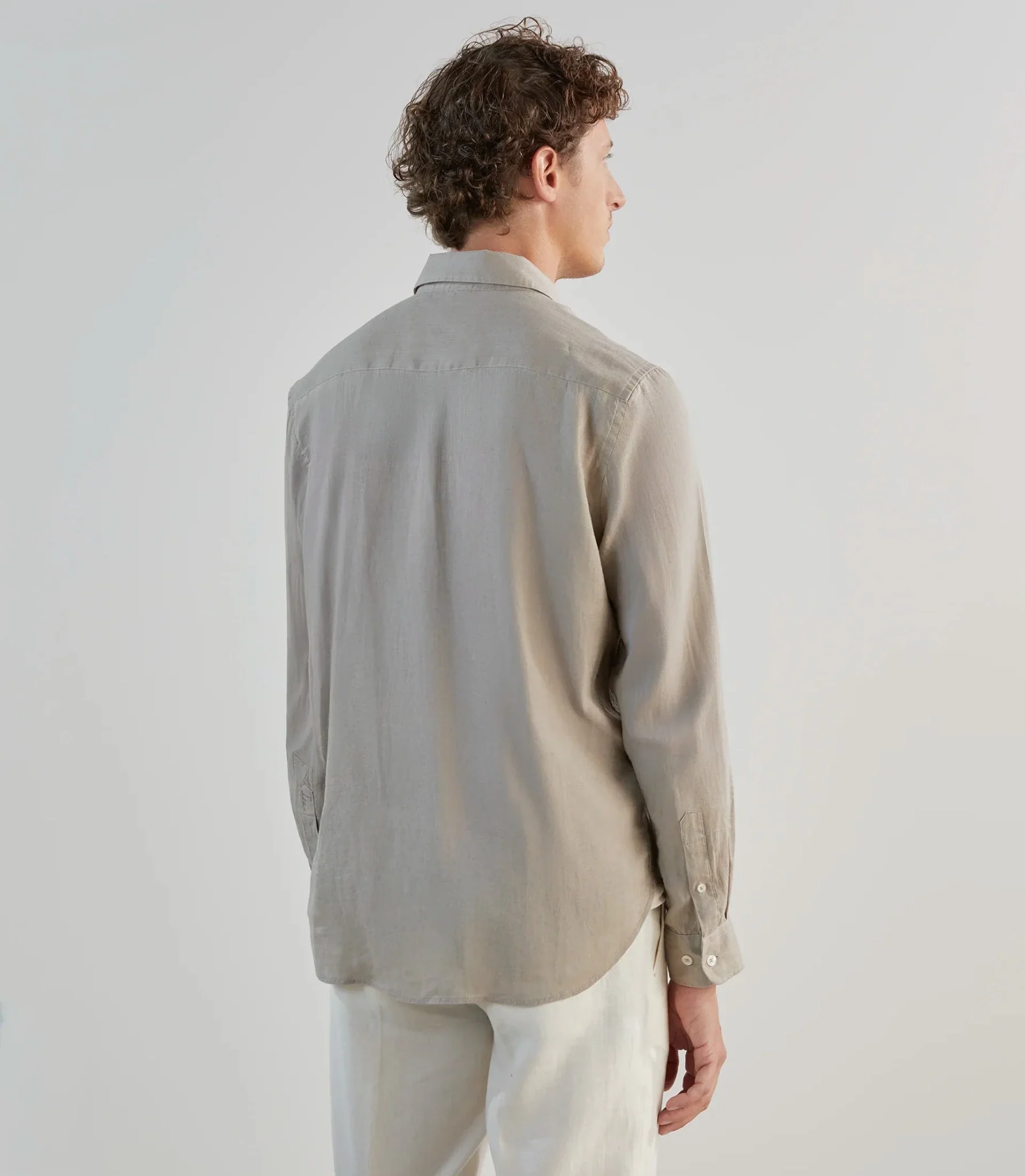 Chemise 100% lin sable - Image 4
