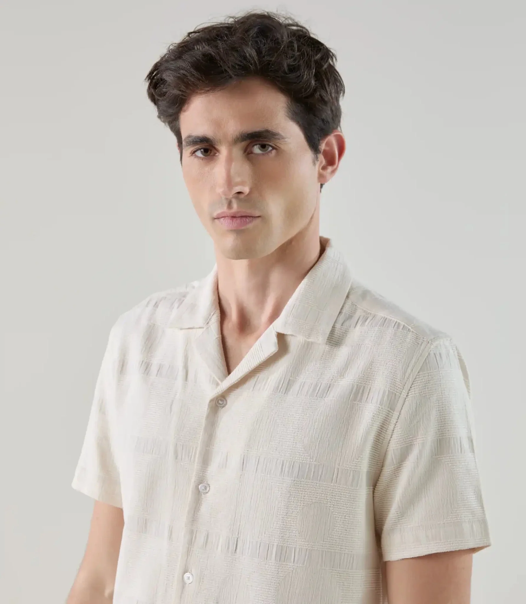 Chemise fantaisie écru - Image 2