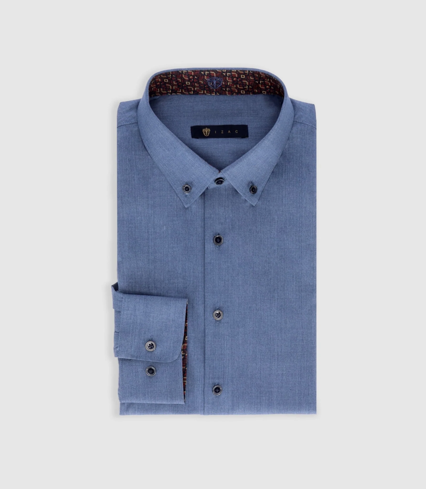 Chemise slim bleu PABLO - Image 3