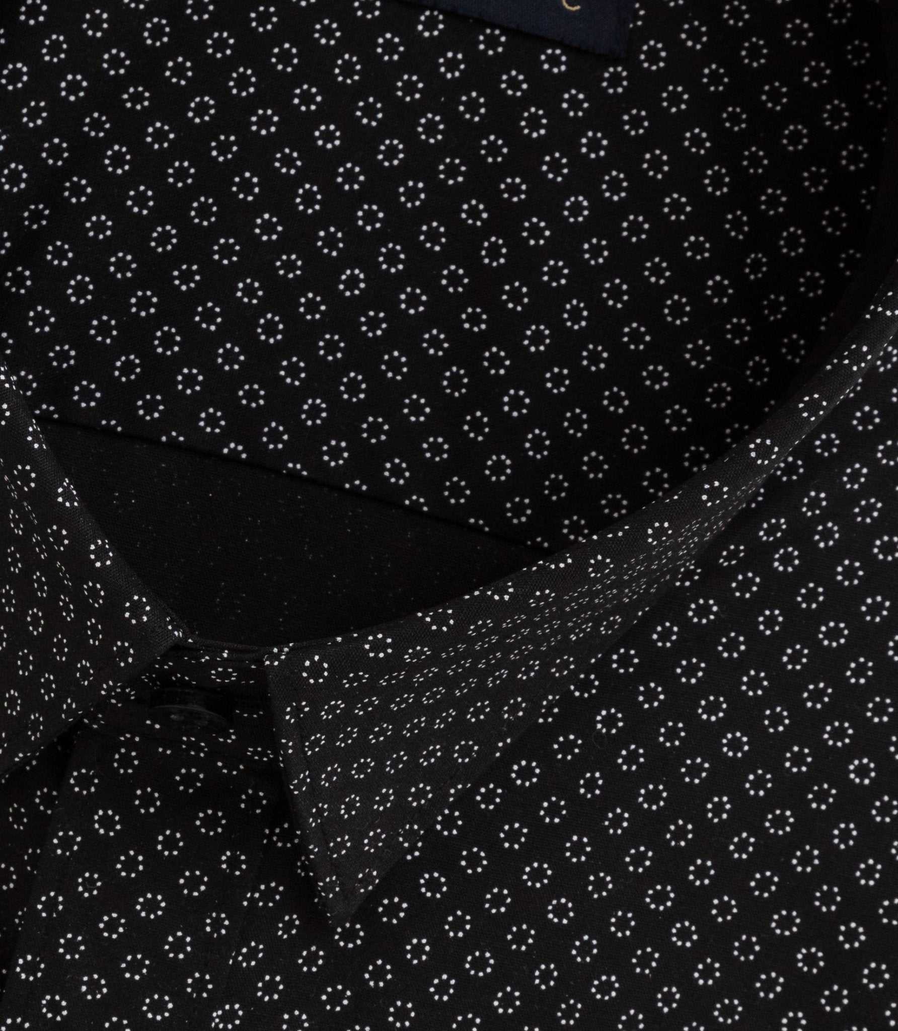 Chemise imprimé micro motif noir "Becci" - Image 2