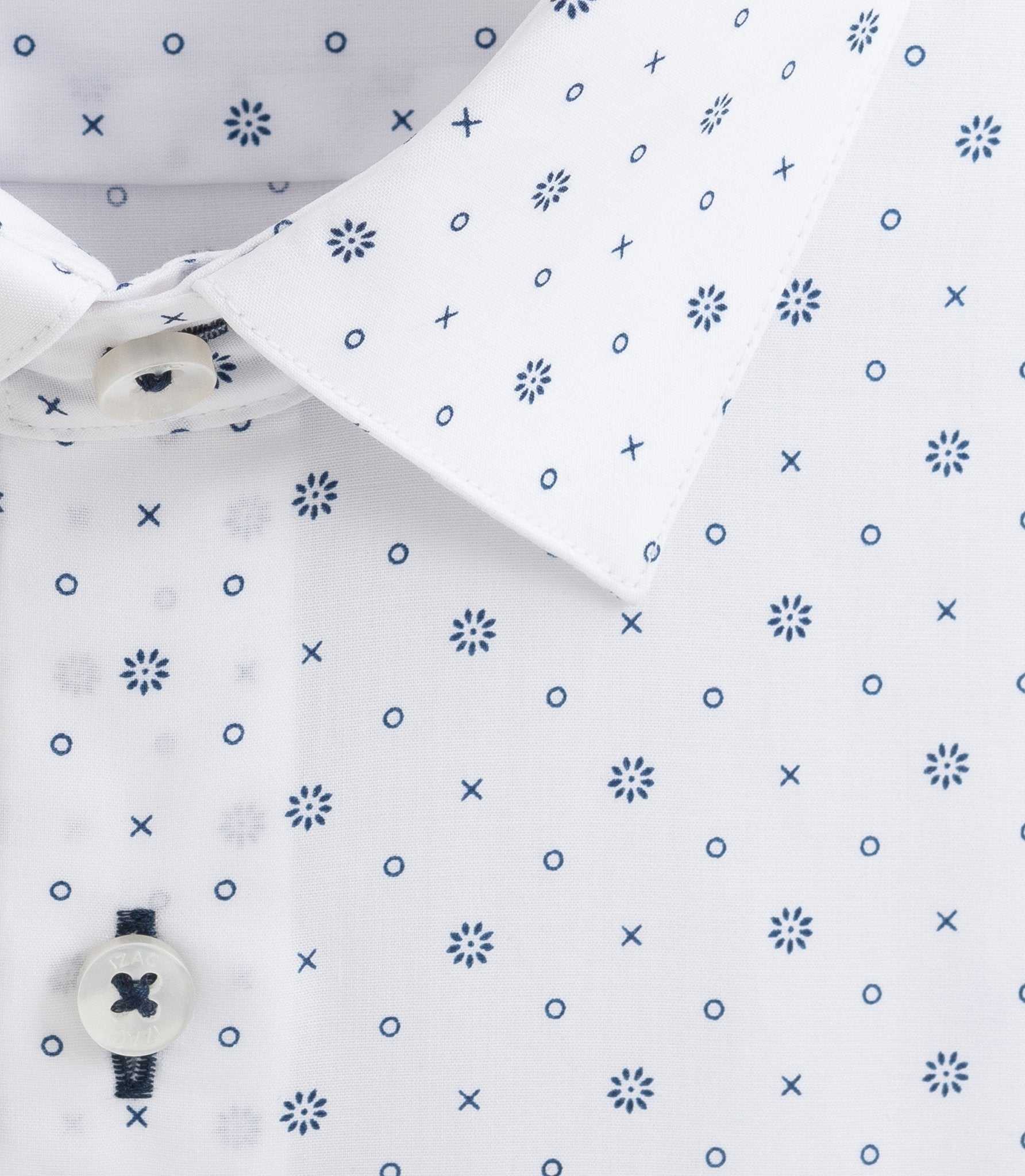 Chemise repassage facile blanche "Dolan" - Image 4