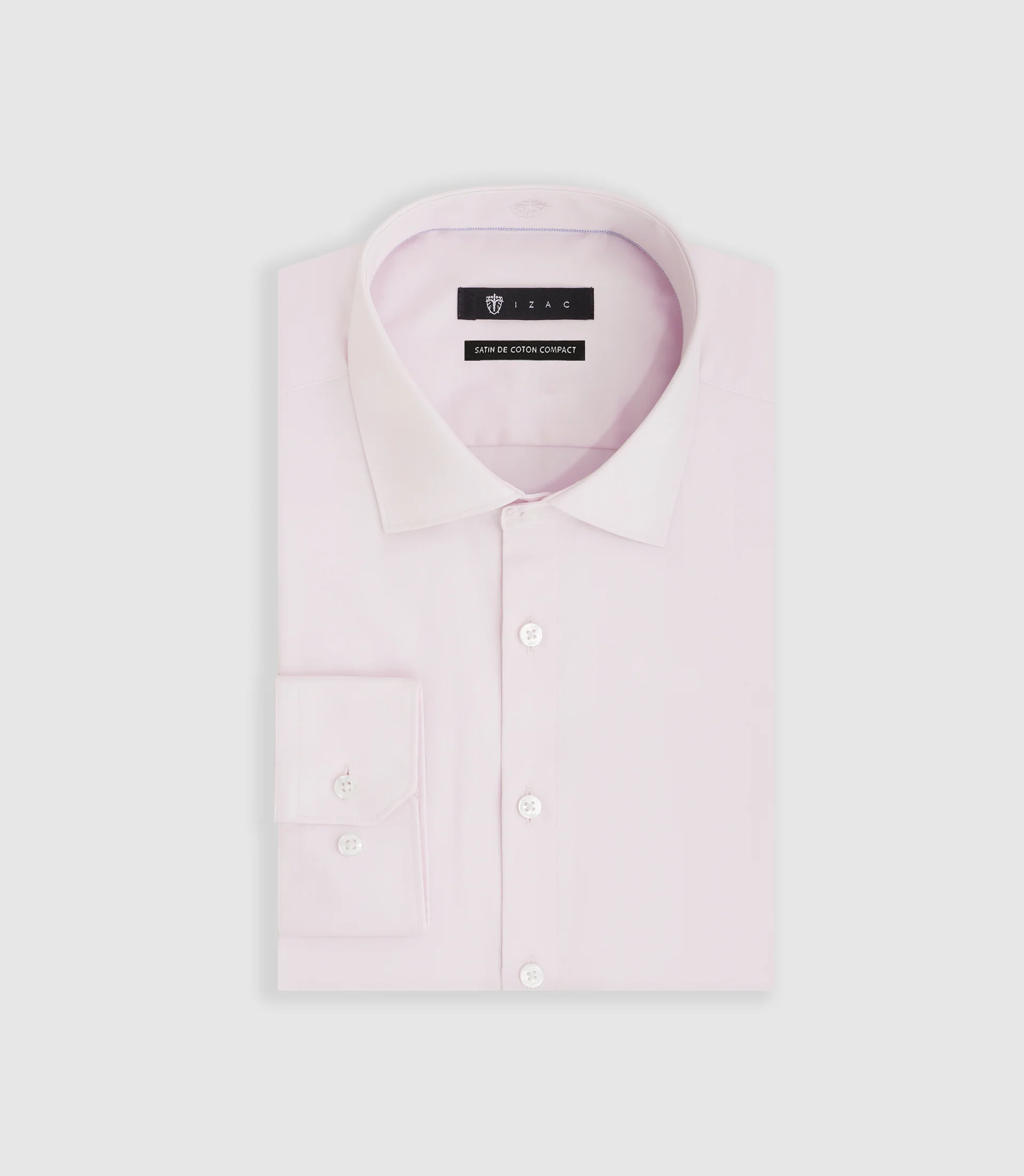 Chemise slim rose "Satinslim"